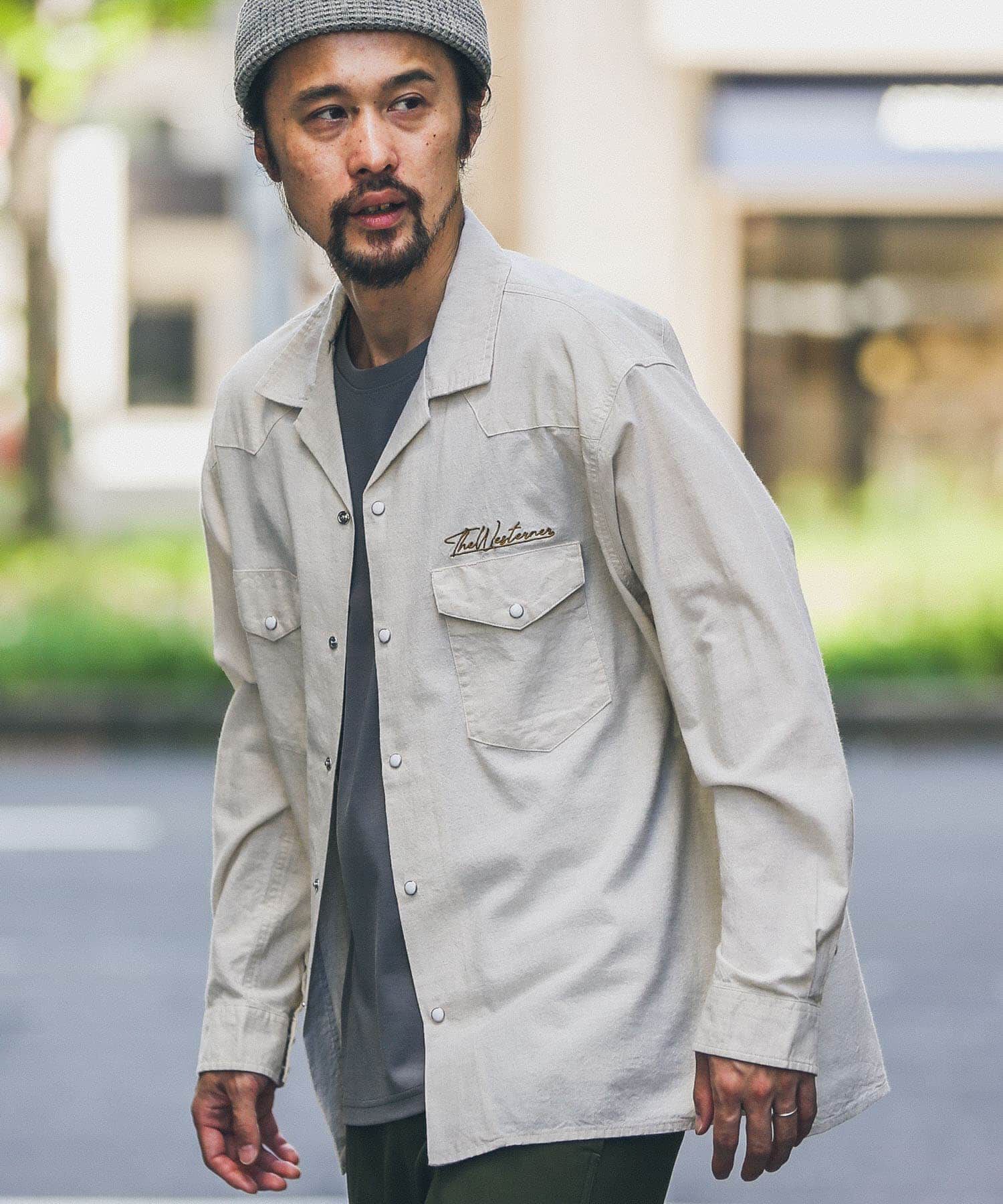 Sonny Label 「『別注』ELY&times;Sonny Label　開襟シャンブレーシャツ」|シャツ・ブラウス|