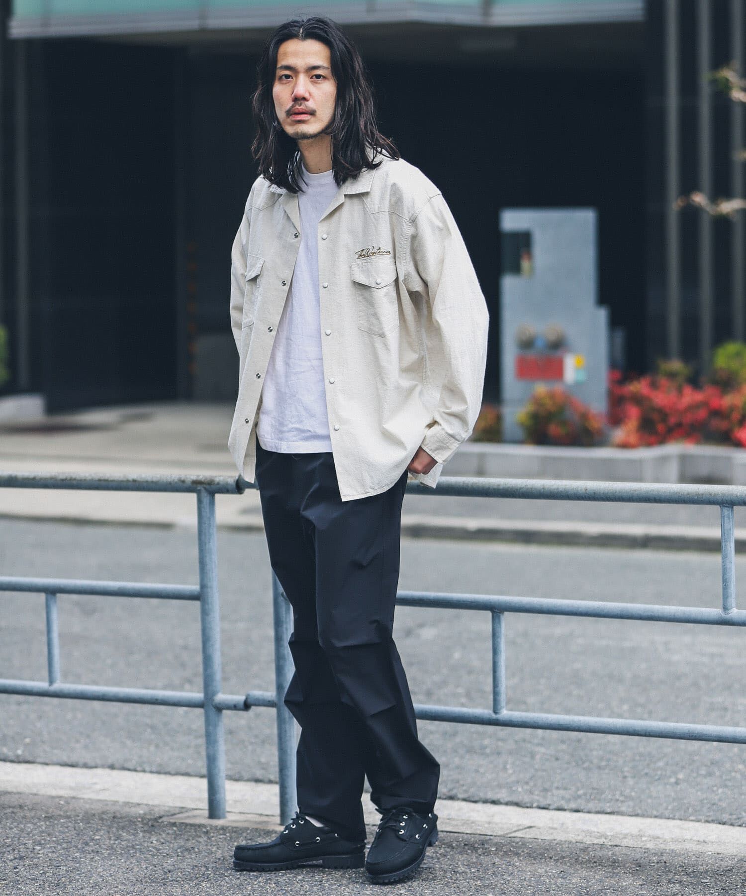 Sonny Label 「『別注』ELY&times;Sonny Label　開襟シャンブレーシャツ」|シャツ・ブラウス|