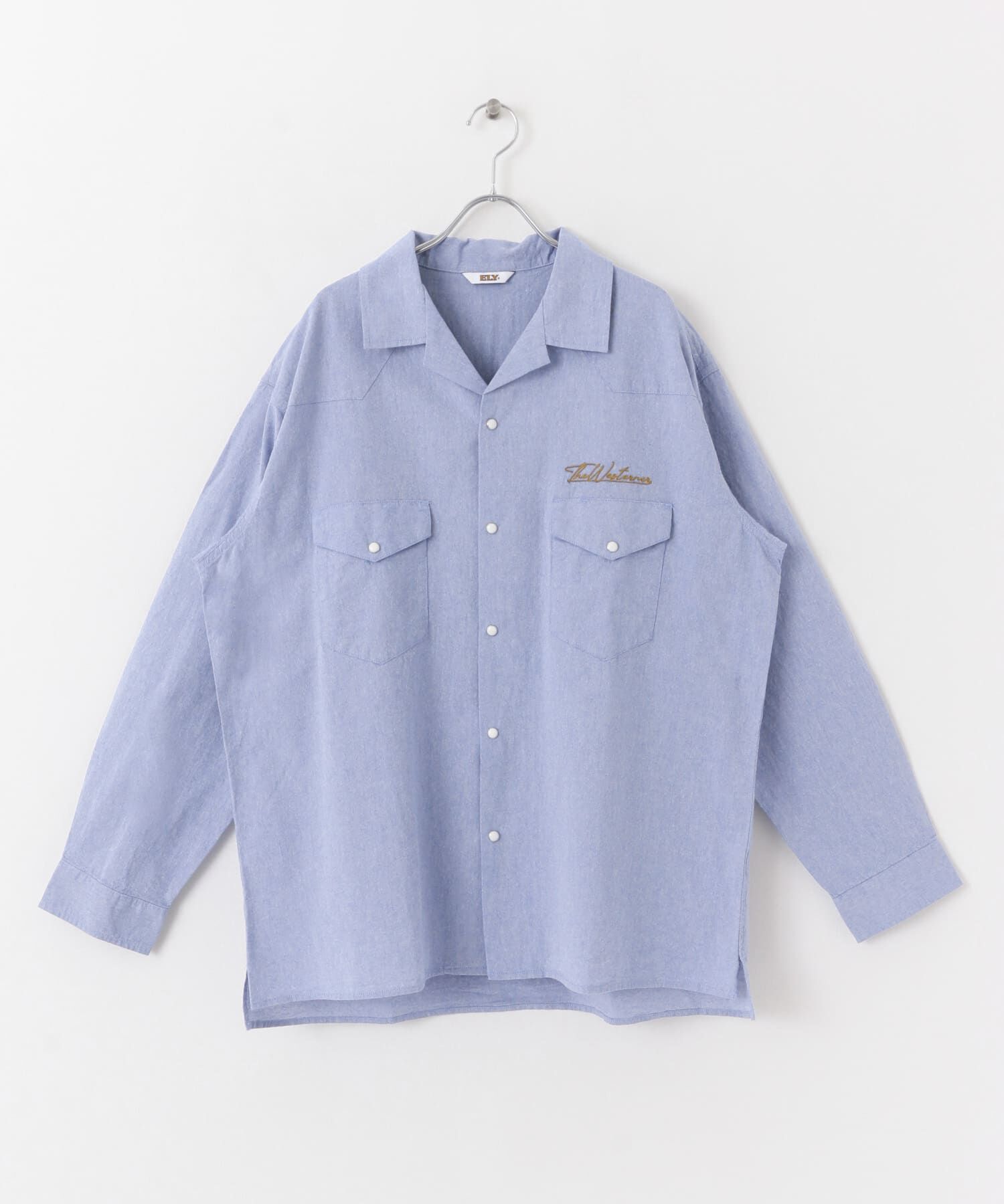 Sonny Label 「『別注』ELY&times;Sonny Label　開襟シャンブレーシャツ」|シャツ・ブラウス|