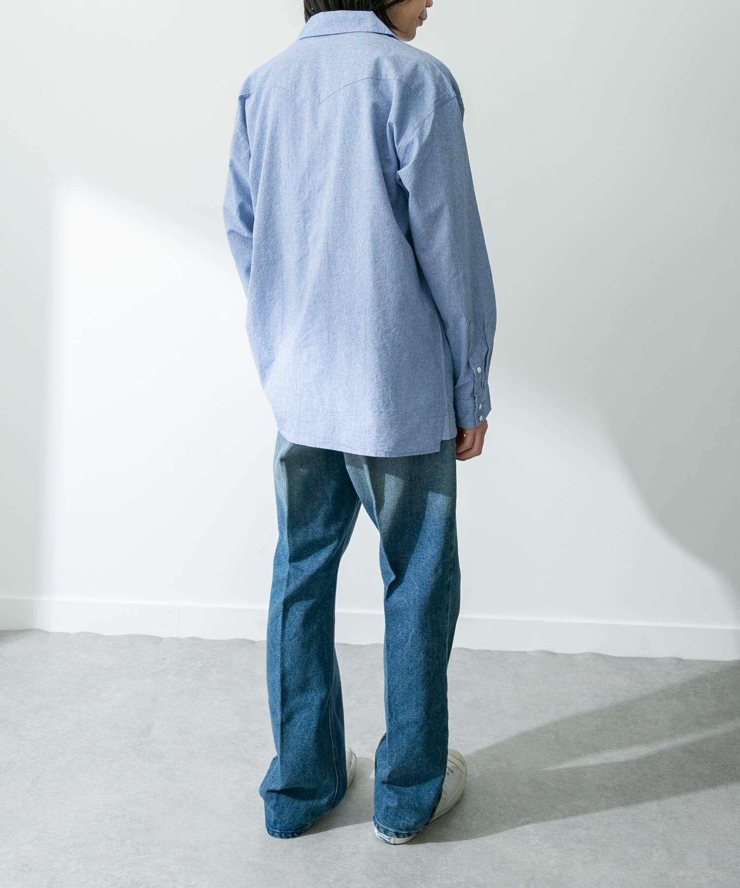 Sonny Label 「『別注』ELY&times;Sonny Label　開襟シャンブレーシャツ」|シャツ・ブラウス|