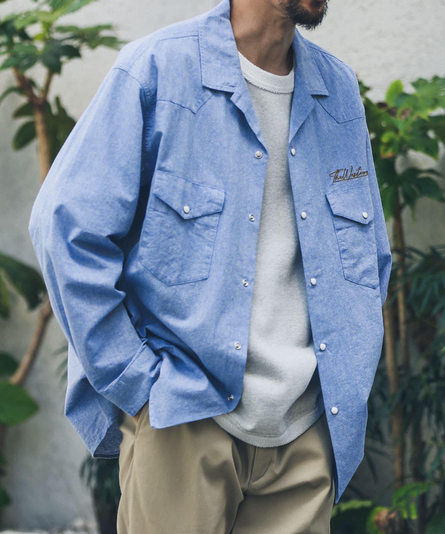 Sonny Label 「『別注』ELY&times;Sonny Label　開襟シャンブレーシャツ」|シャツ・ブラウス|