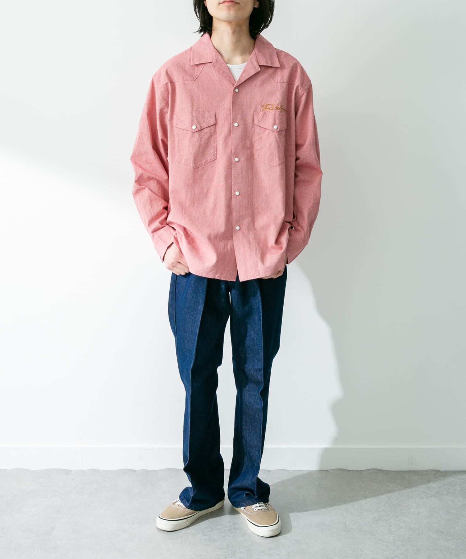 Sonny Label 「『別注』ELY&times;Sonny Label　開襟シャンブレーシャツ」|シャツ・ブラウス|