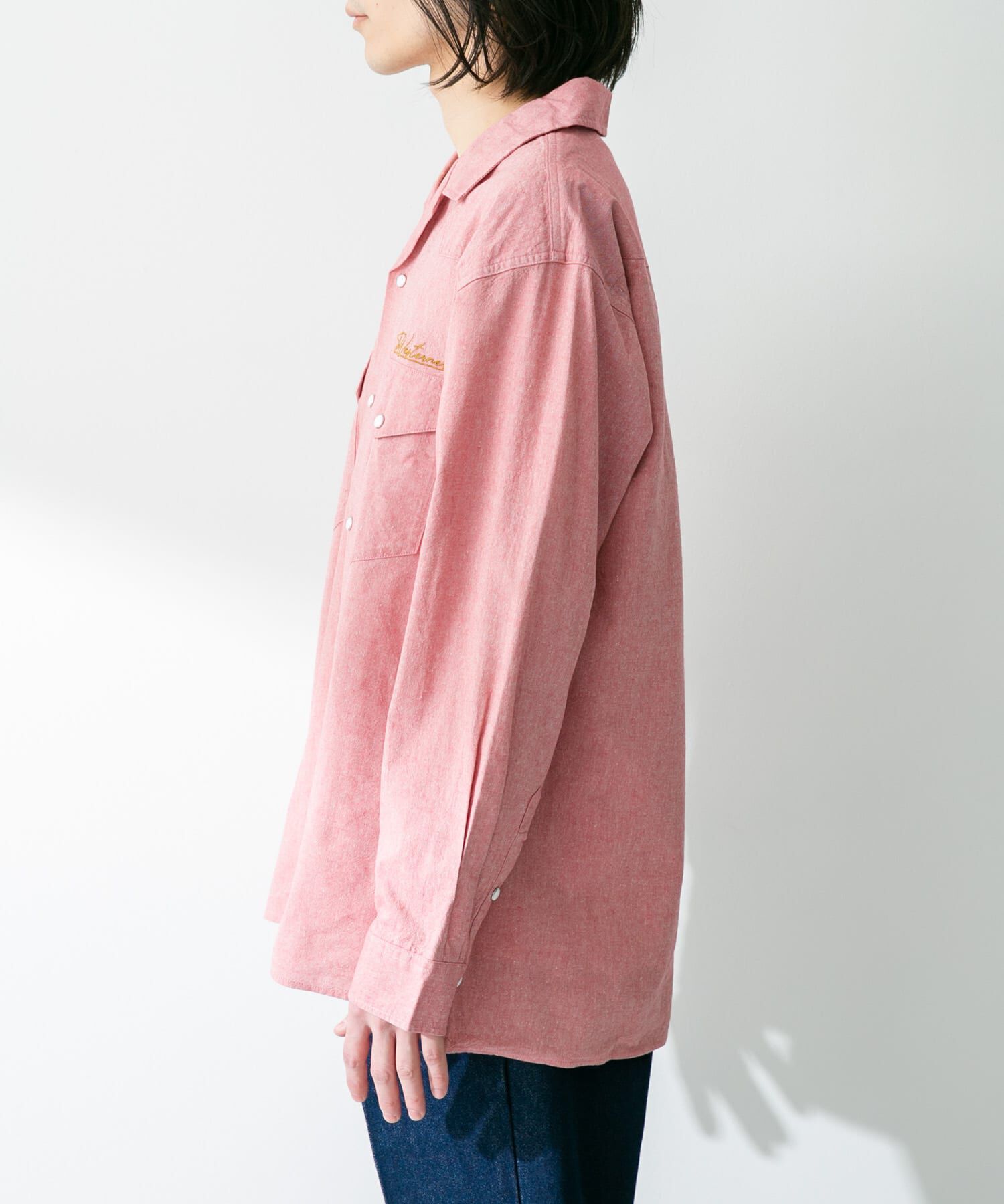 Sonny Label 「『別注』ELY&times;Sonny Label　開襟シャンブレーシャツ」|シャツ・ブラウス|