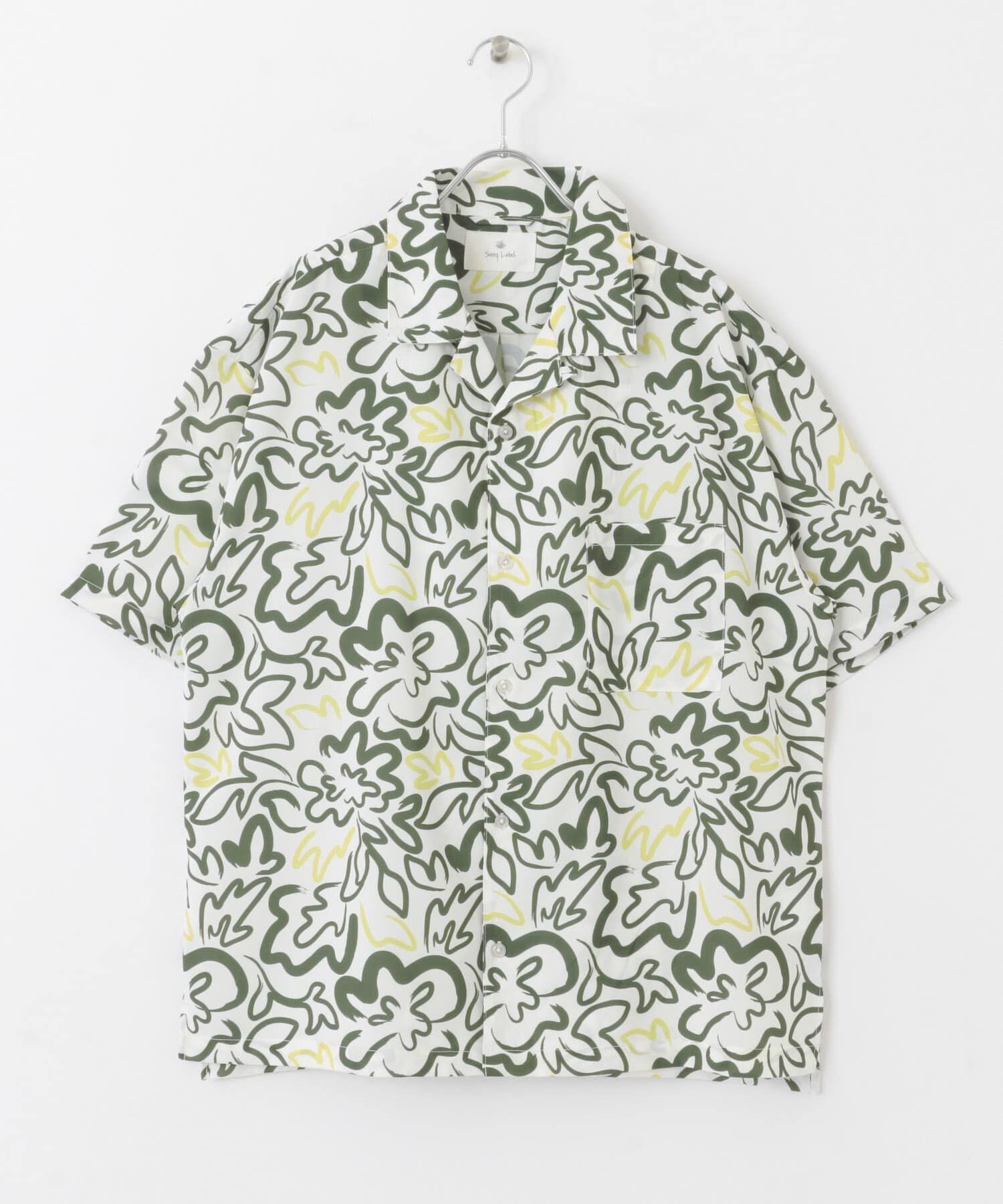 Sonny Label 「『接触冷感』『イージーケア』総柄プリントショートスリーブシャツ」|シャツ・ブラウス|