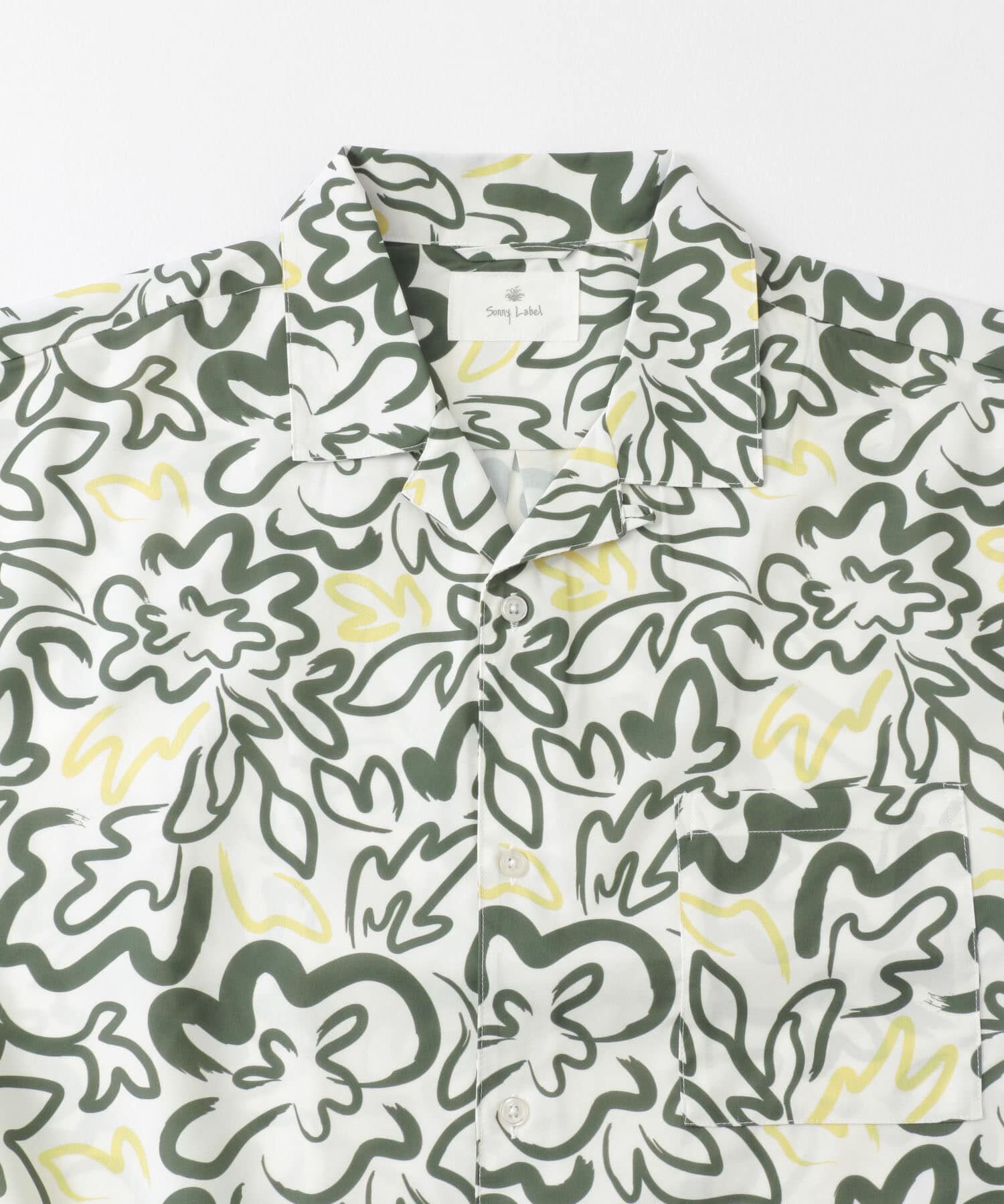 Sonny Label 「『接触冷感』『イージーケア』総柄プリントショートスリーブシャツ」|シャツ・ブラウス|