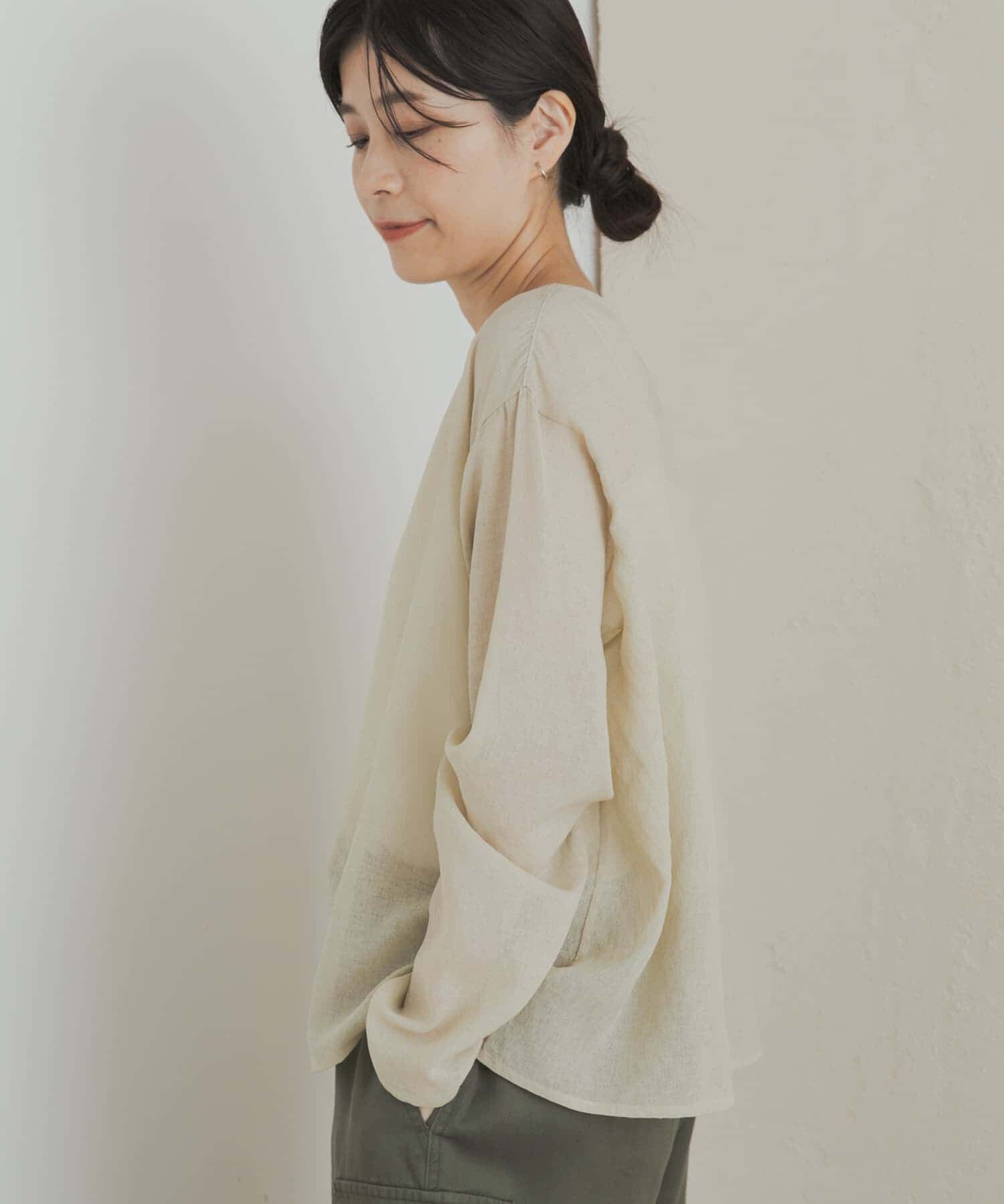 URBAN RESEARCH DOORS「シアーTシャツブラウス」|シャツ・ブラウス|