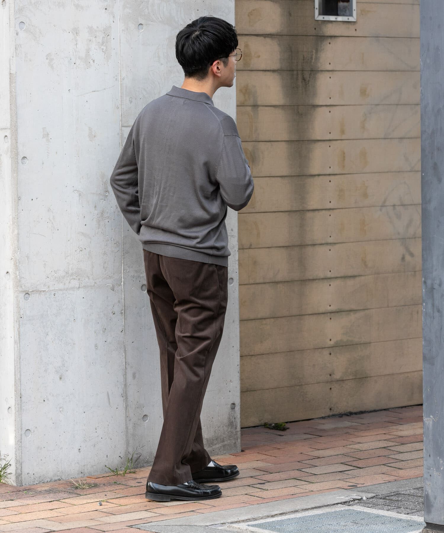 URBAN RESEARCH ROSSO「『XLサイズあり』『UR TECH』ハイゲージニットポロシャツ」|ニット・セーター|