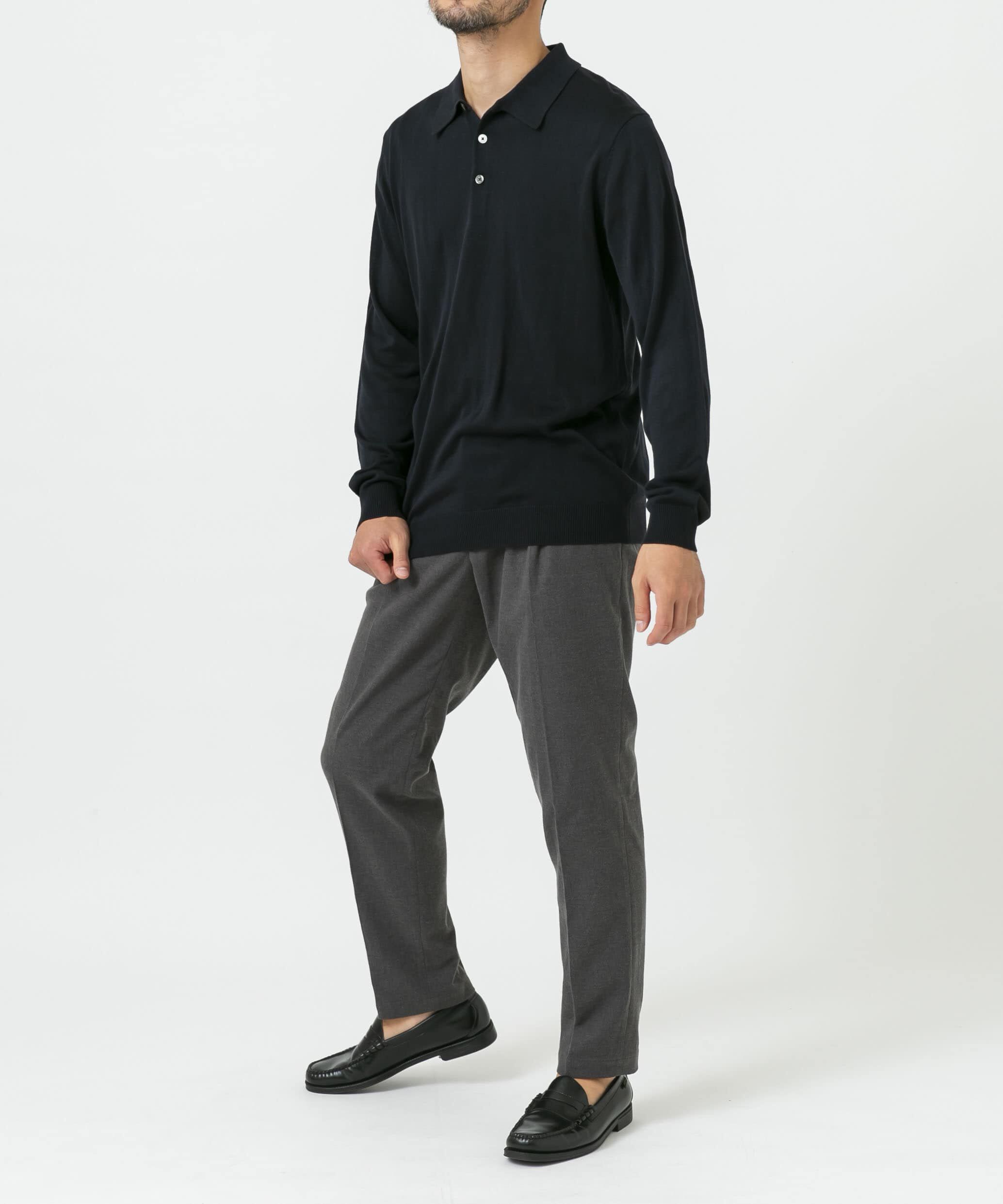 URBAN RESEARCH ROSSO「『XLサイズあり』『UR TECH』ハイゲージニットポロシャツ」|ニット・セーター|