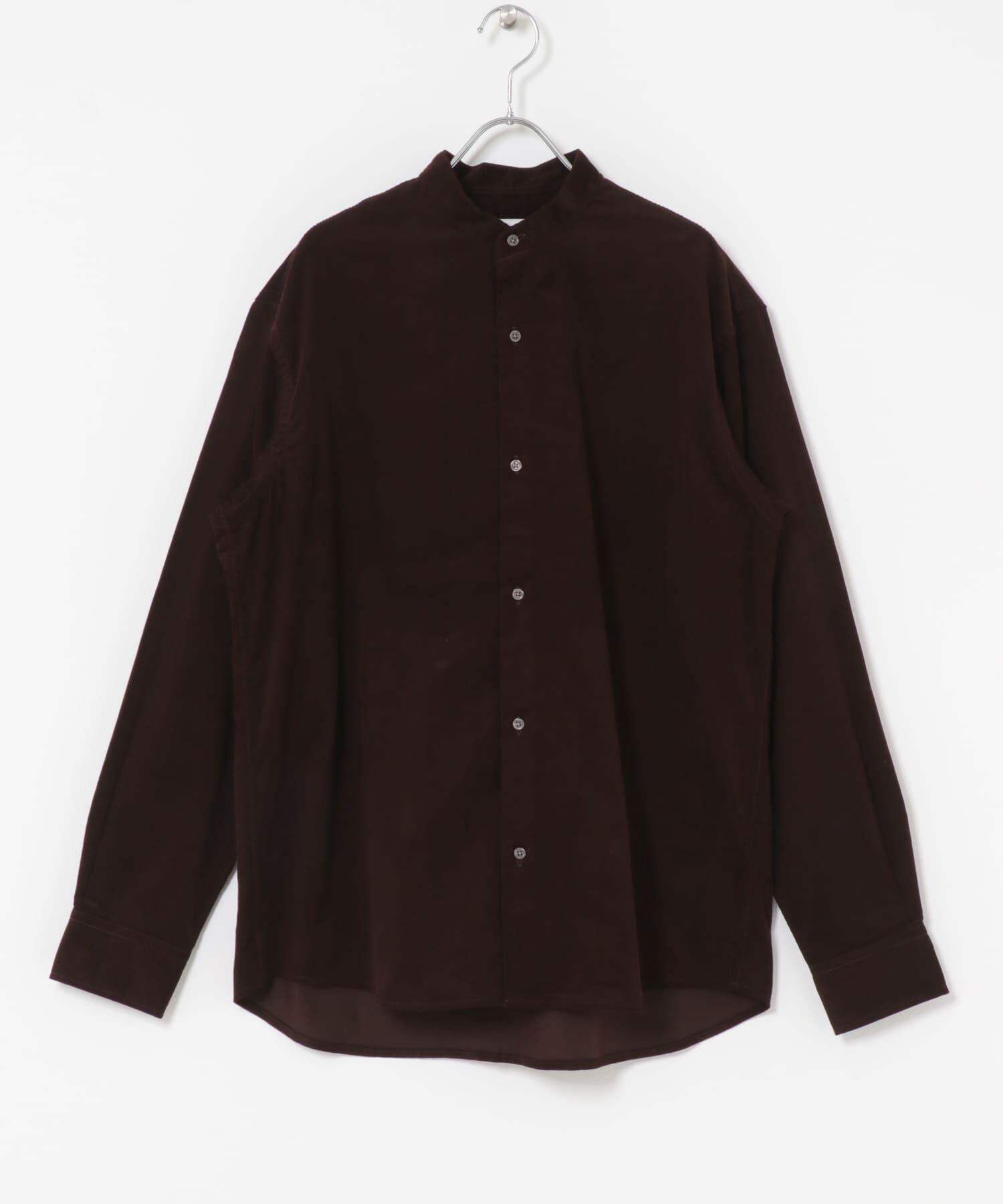 URBAN RESEARCH ROSSO「アーバンリラックスコーデュロイバンドシャツ」|シャツ・ブラウス|