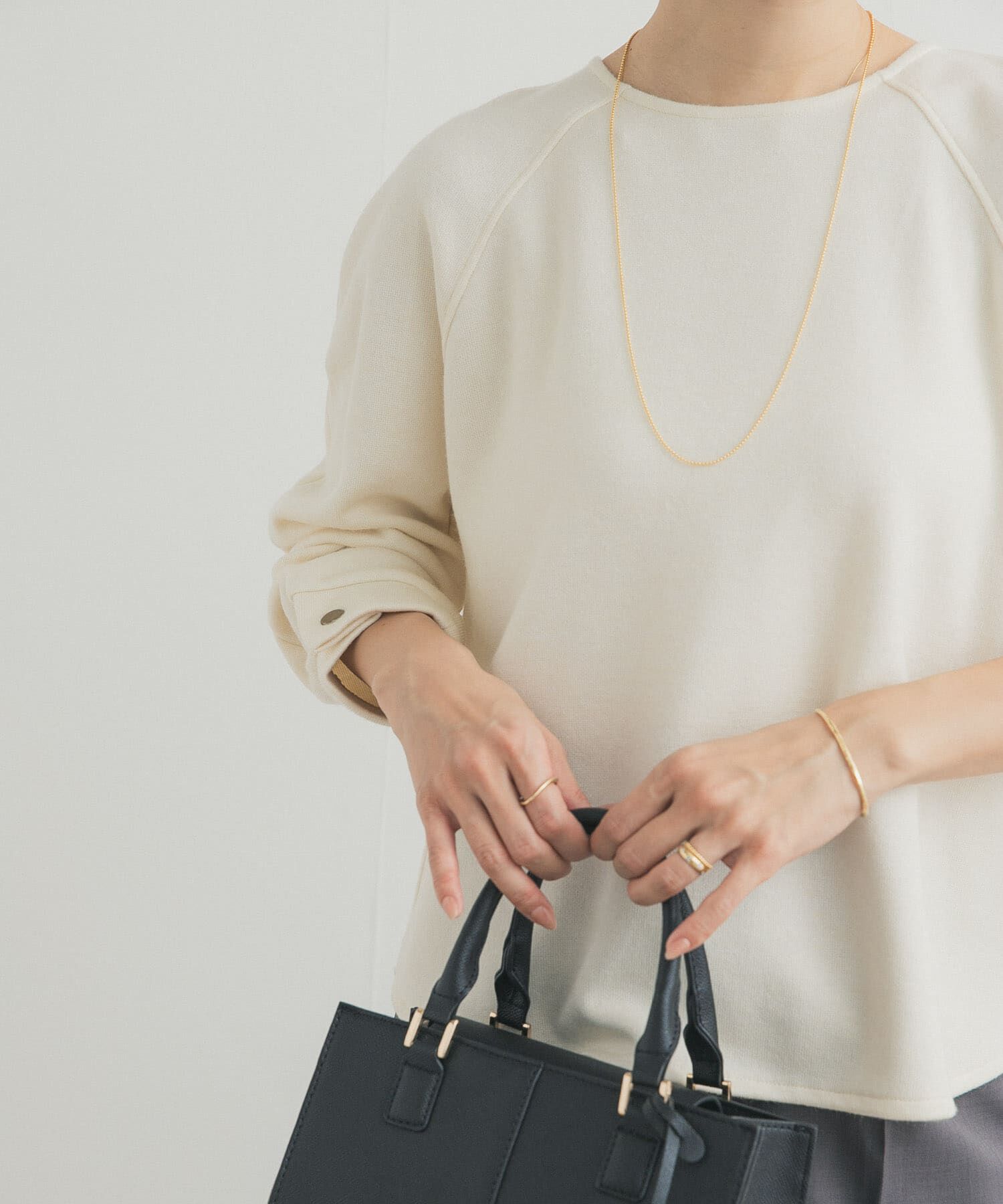 URBAN RESEARCH DOORS「カーブスリーブプルオーバー」|Tシャツ・カットソー|