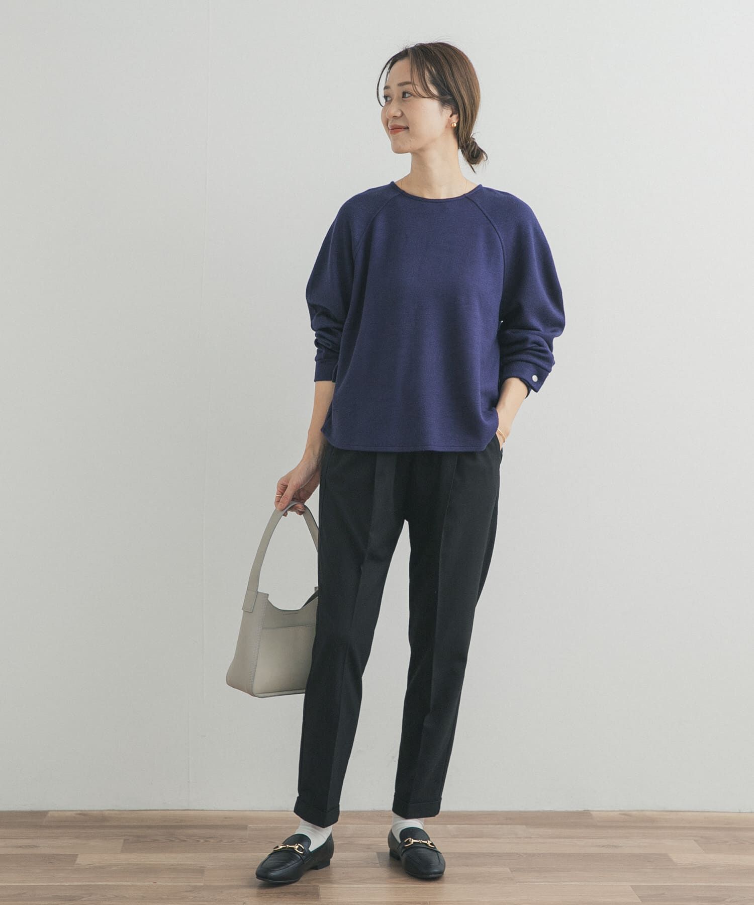 URBAN RESEARCH DOORS「カーブスリーブプルオーバー」|Tシャツ・カットソー|