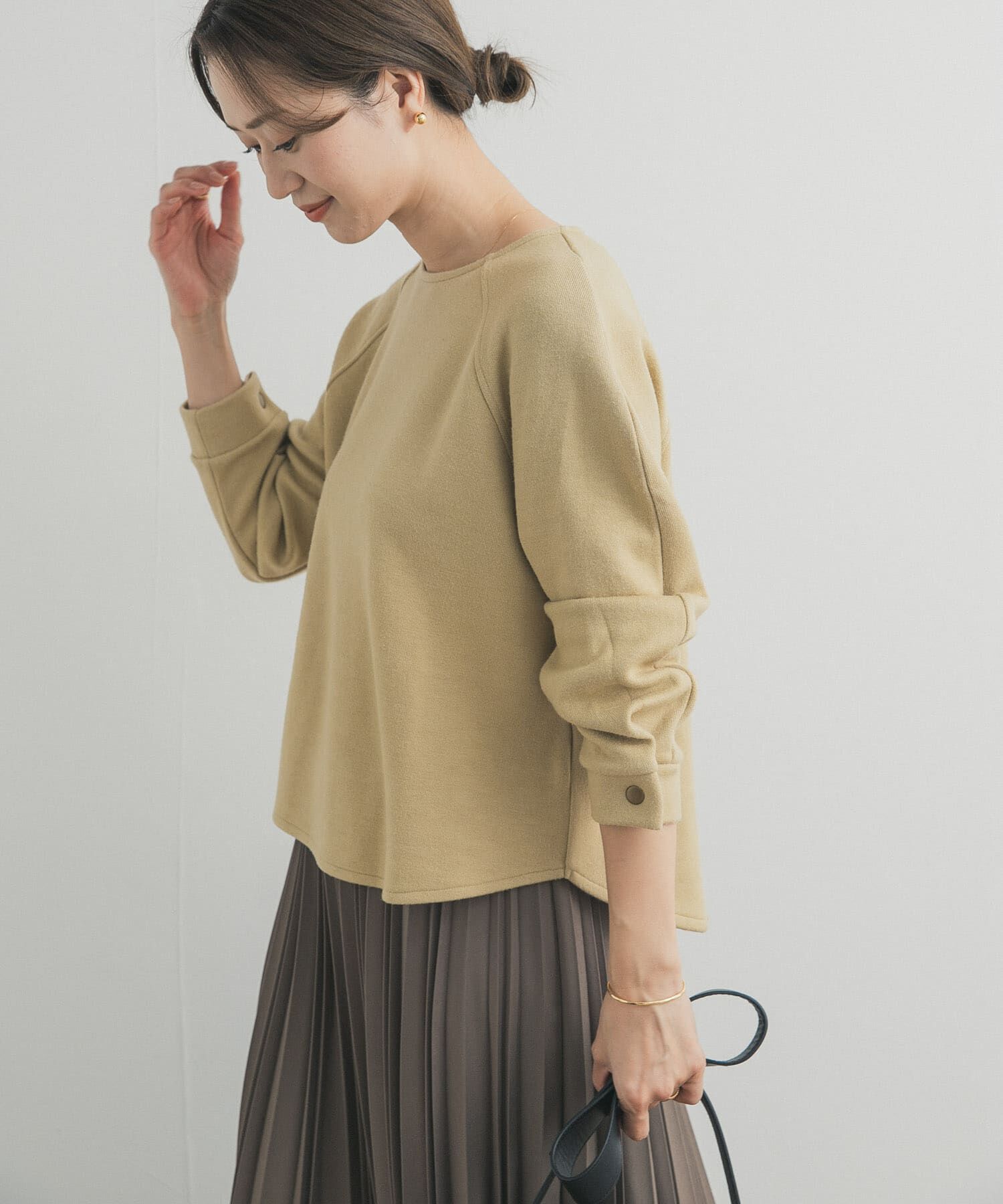 URBAN RESEARCH DOORS「カーブスリーブプルオーバー」|Tシャツ・カットソー|