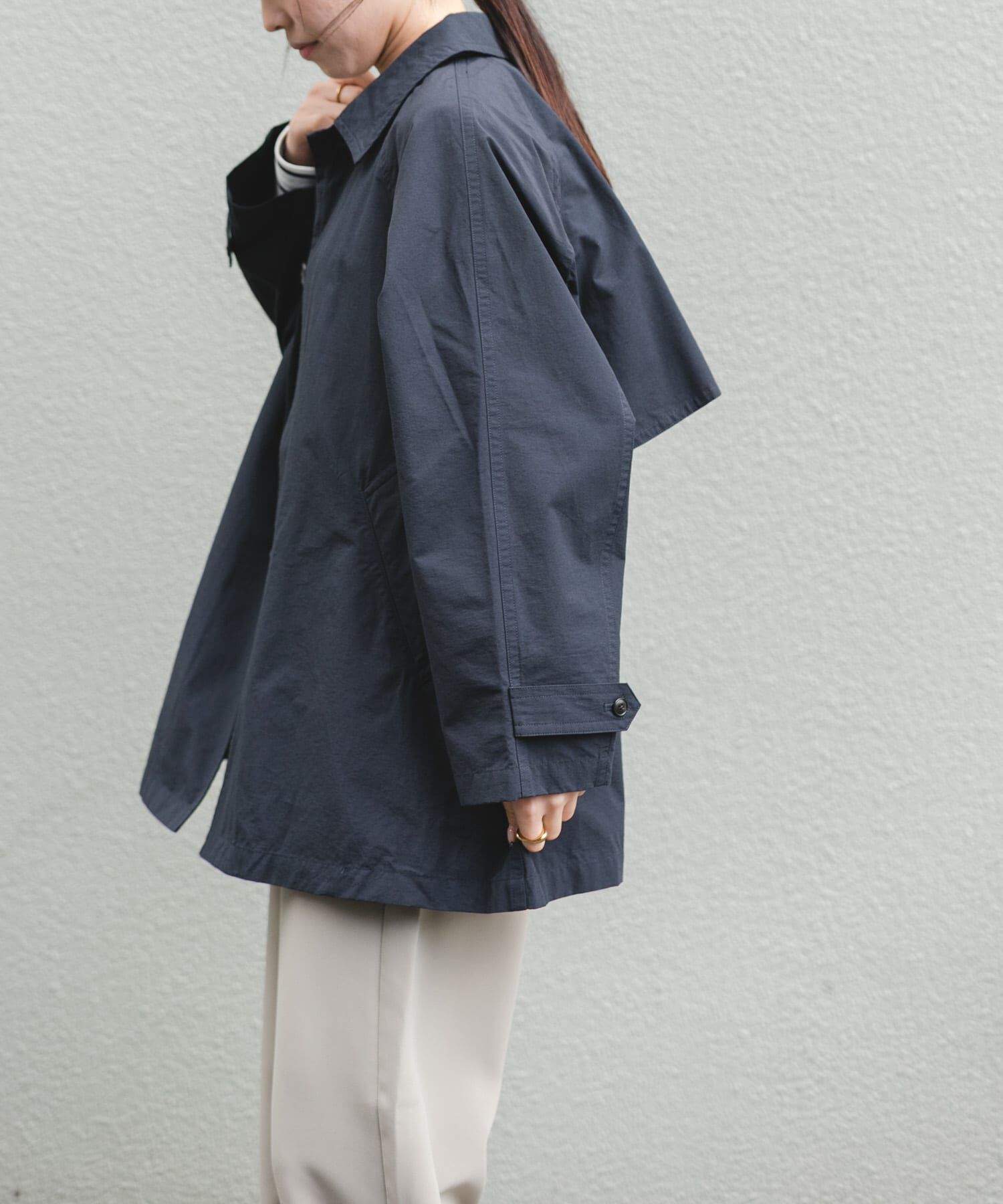 URBAN RESEARCH DOORS「FORK&SPOON　ステンカラーテントコート」|ステンカラーコート|