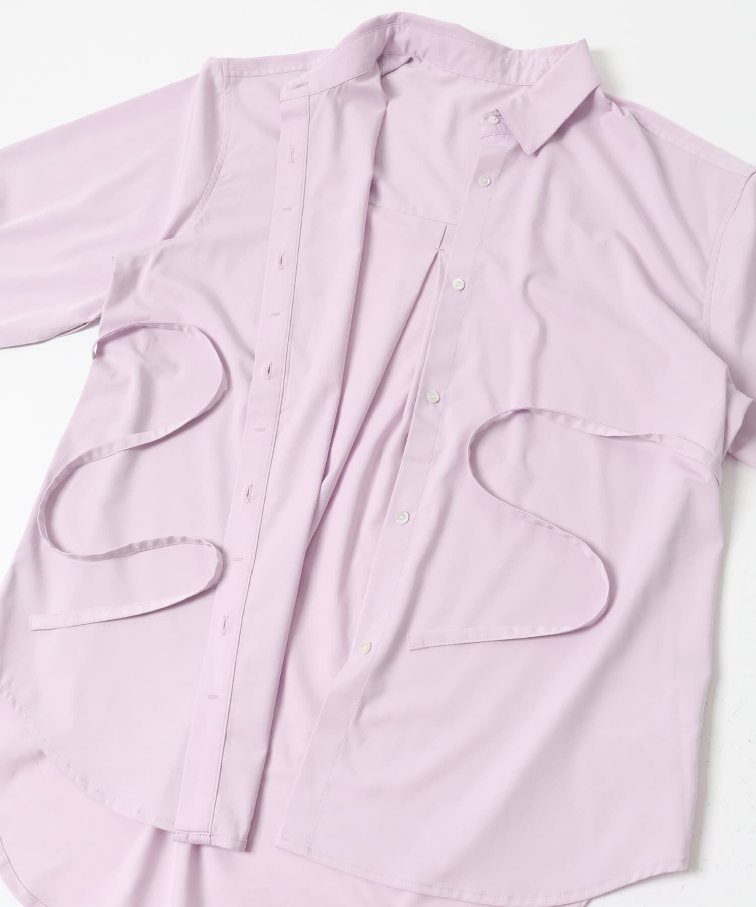 URBAN RESEARCH ROSSO「シルク混デザインカラーシャツ」|シャツ・ブラウス|