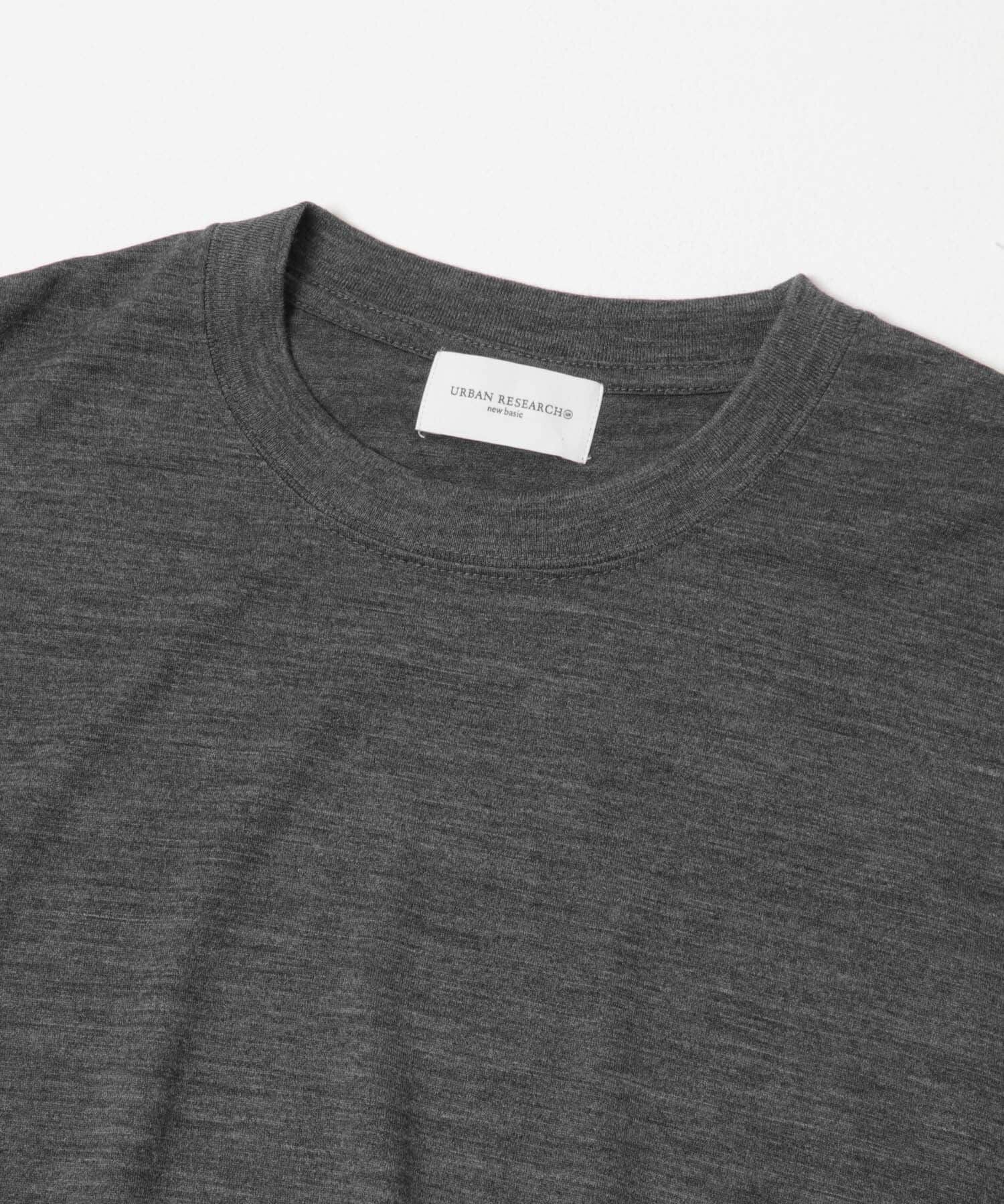 URBAN RESEARCH「new basic　WASHABLE MERINO WOOL T-SHIRTS」|Tシャツ・カットソー|