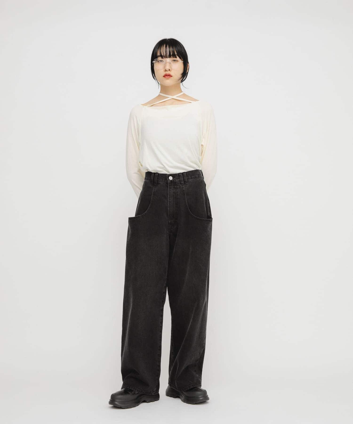  「『3サイズ展開』BIGポケットデザインデニム」|デニム|