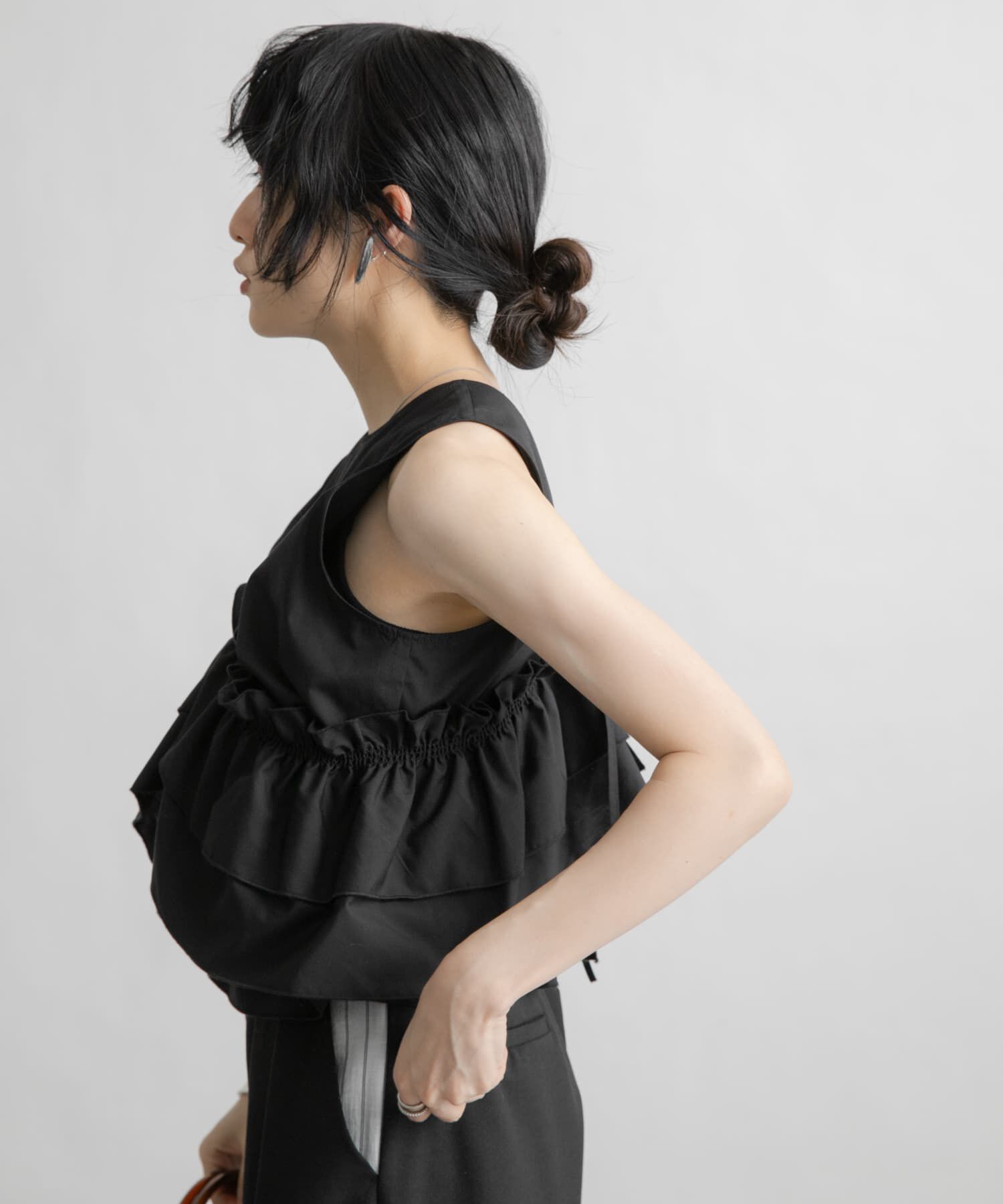  「マルチWAYクロスフリルブラウス」|シャツ・ブラウス|