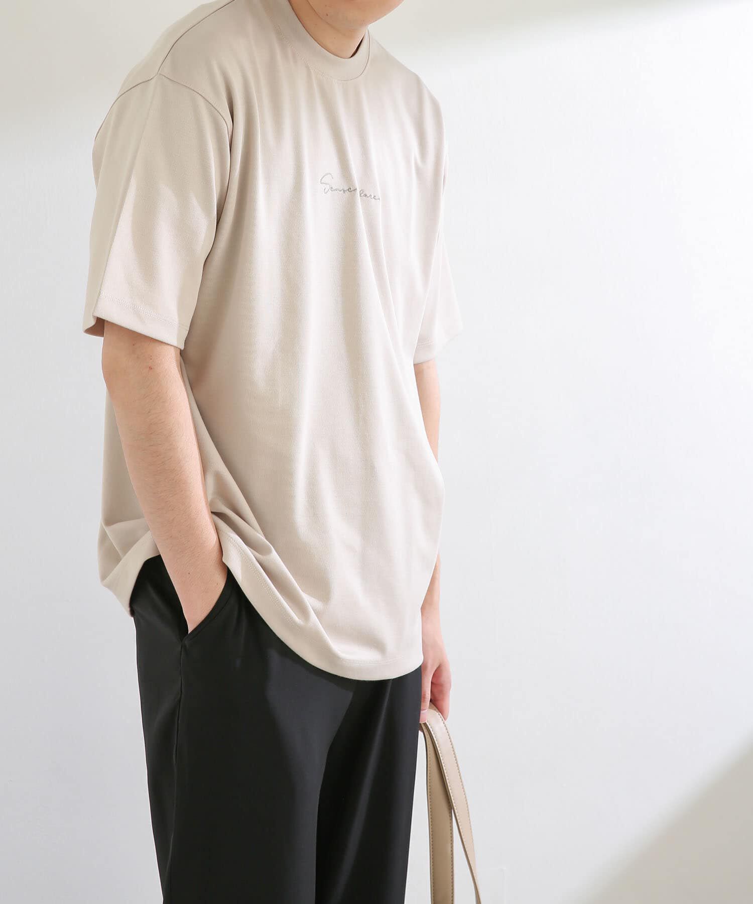 SENSE OF PLACE by URBAN RESEARCH「シシュウポンチTシャツ(5分袖)」|Tシャツ・カットソー|