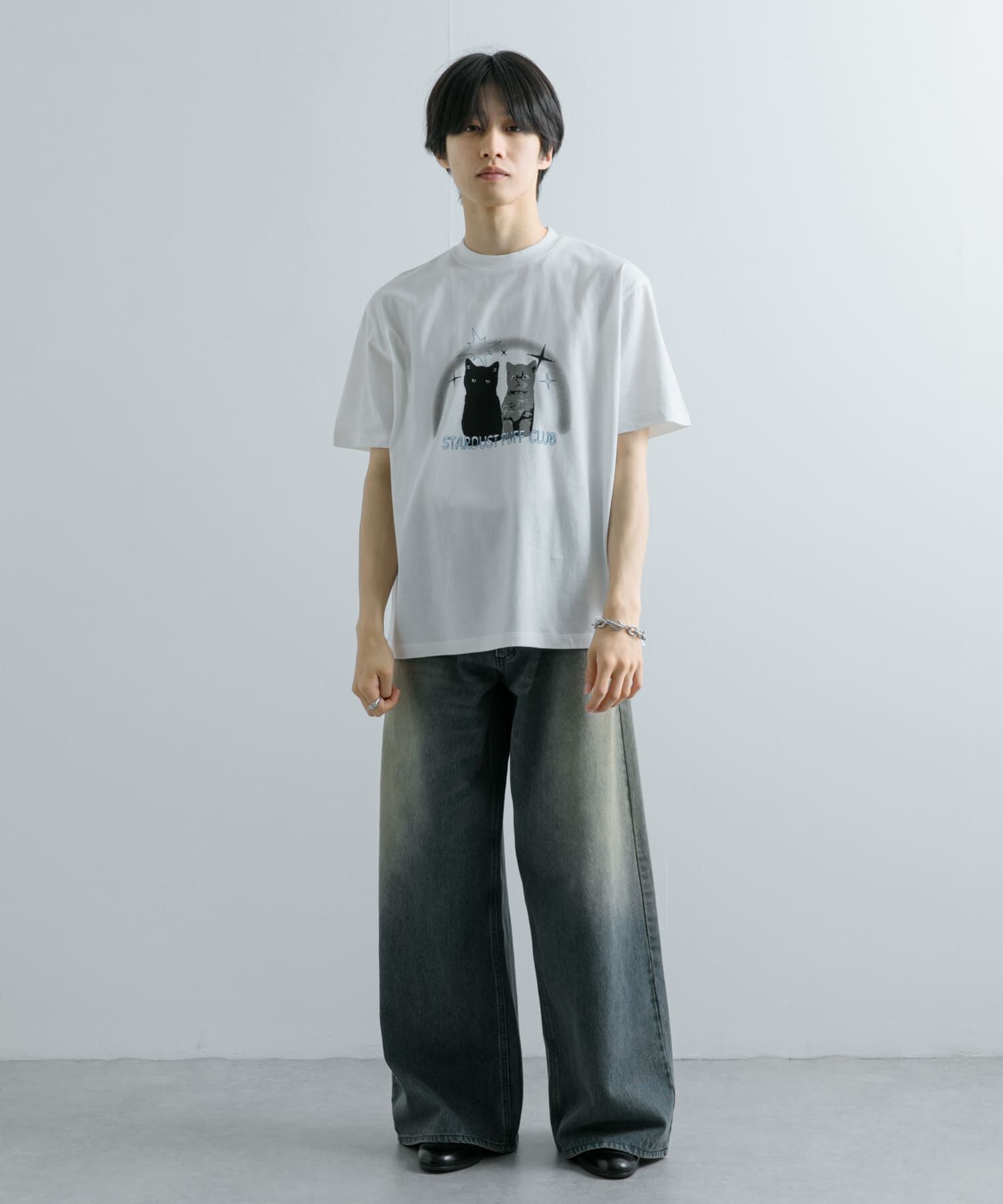 SENSE OF PLACE by URBAN RESEARCH「キャットグラフィックプリントTシャツ A」|Tシャツ・カットソー|