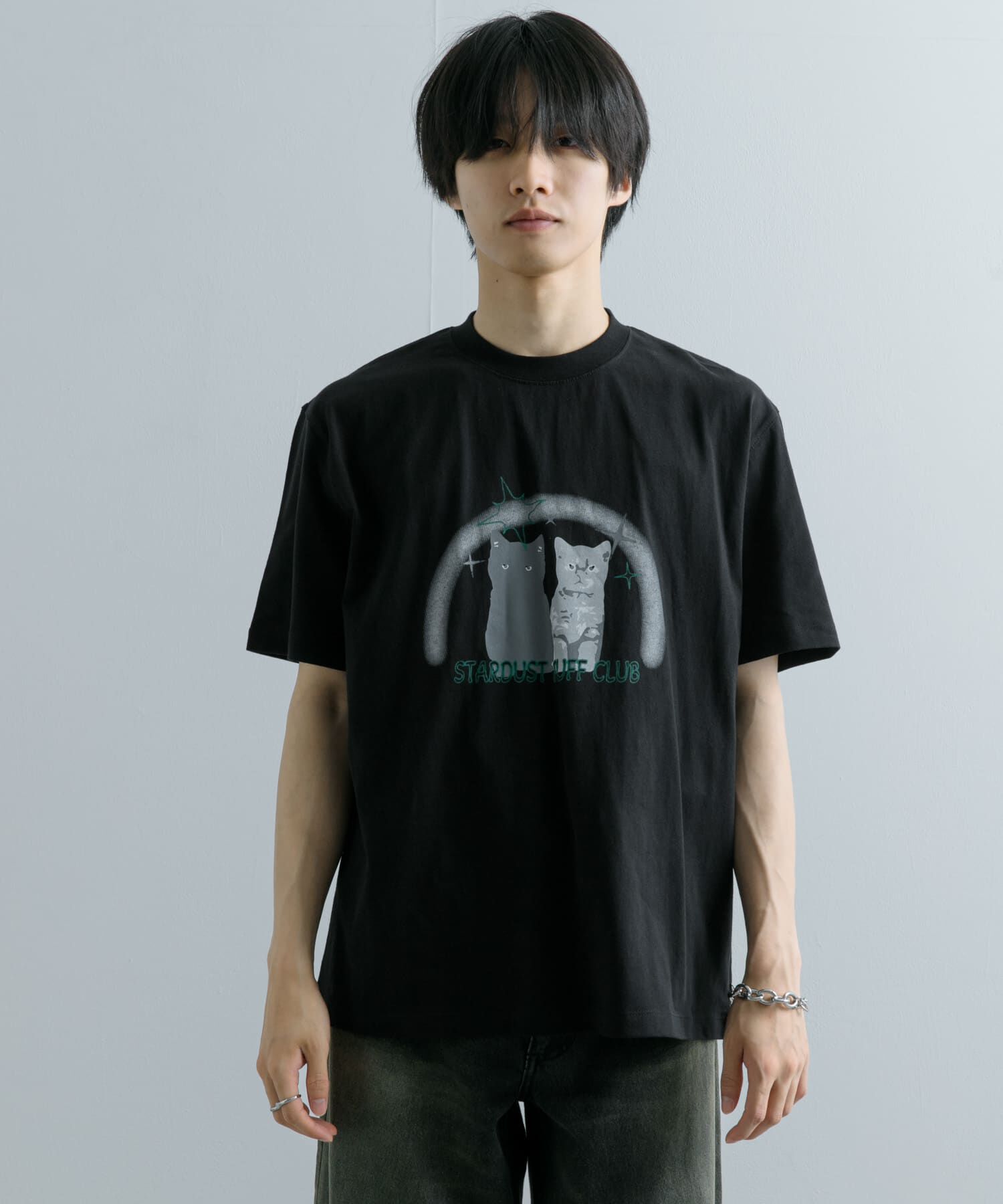 SENSE OF PLACE by URBAN RESEARCH「キャットグラフィックプリントTシャツ A」|Tシャツ・カットソー|