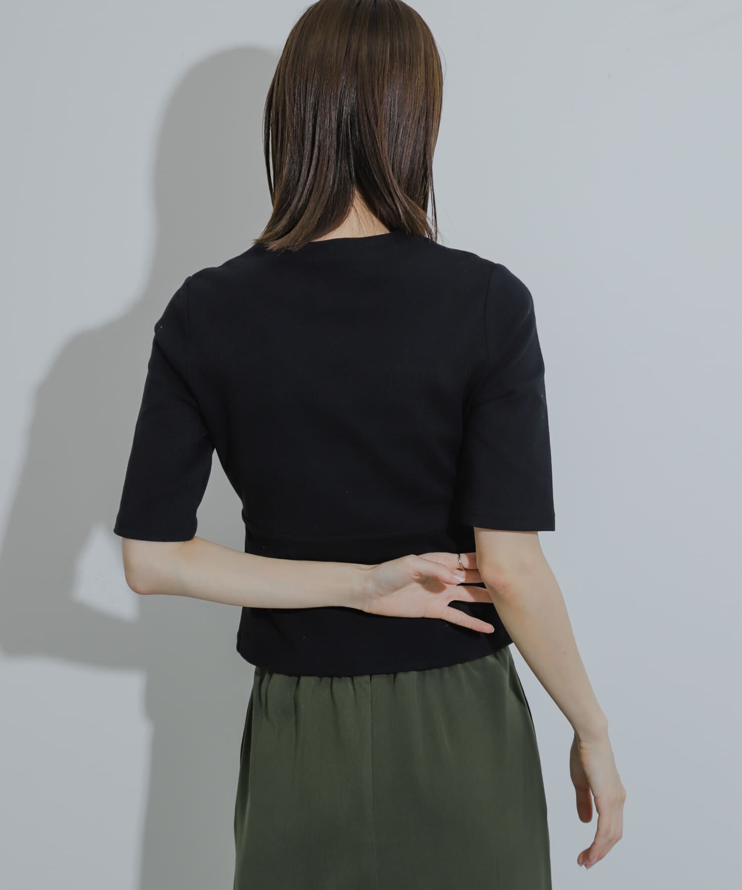 SENSE OF PLACE by URBAN RESEARCH「ウエストリブコンパクトトップ」|Tシャツ・カットソー|