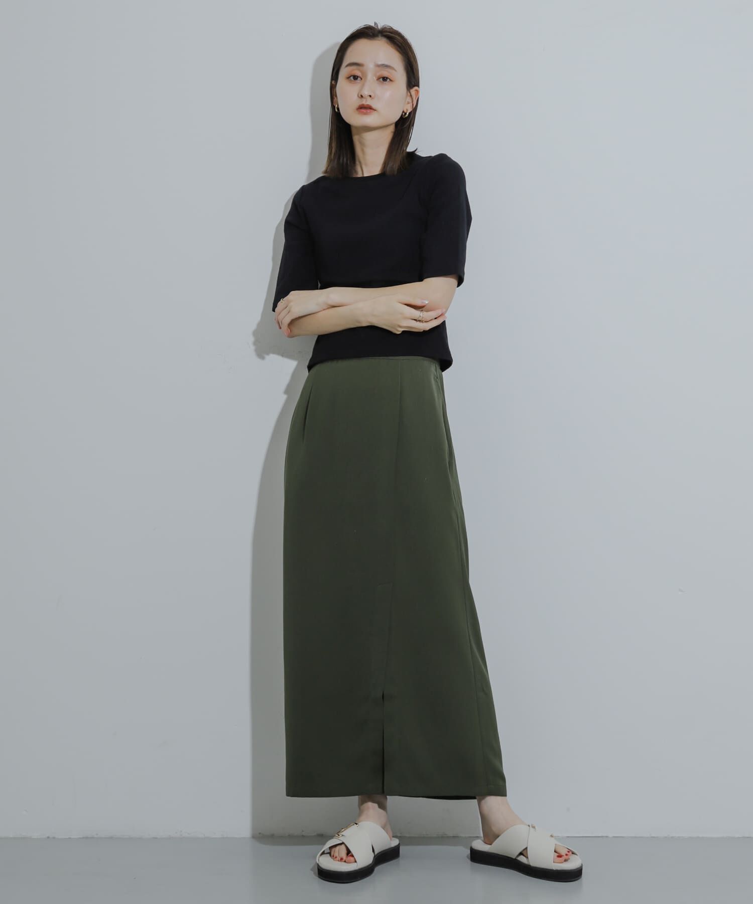 SENSE OF PLACE by URBAN RESEARCH「ウエストリブコンパクトトップ」|Tシャツ・カットソー|