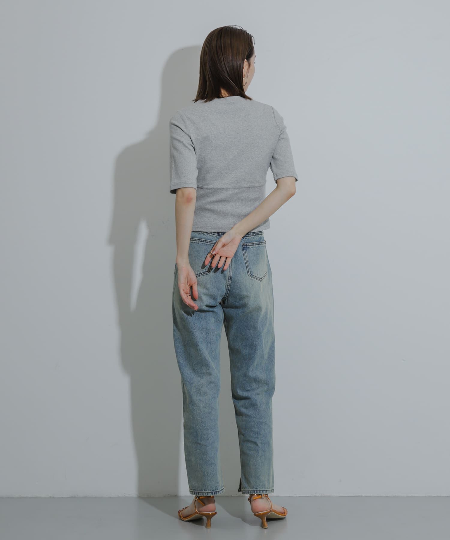 SENSE OF PLACE by URBAN RESEARCH「ウエストリブコンパクトトップ」|Tシャツ・カットソー|