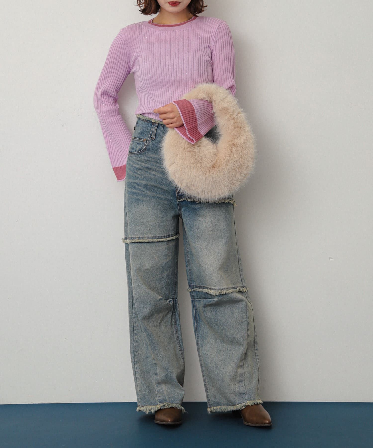 SENSE OF PLACE by URBAN RESEARCH「ファーラウンドバッグ」|ハンドバッグ|