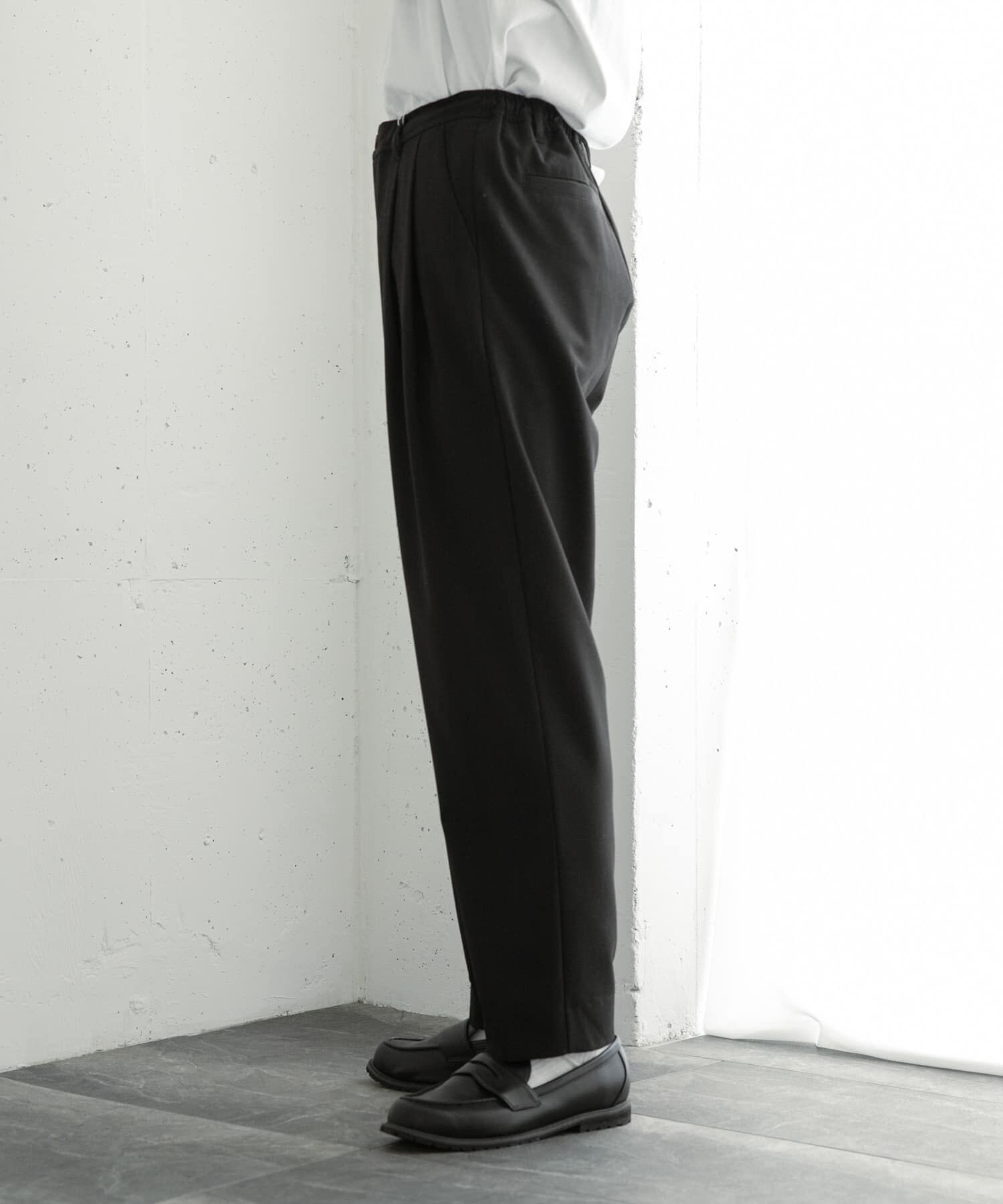 SENSE OF PLACE by URBAN RESEARCH「『イージーケア』ダブルタックテーパードパンツ」|その他|