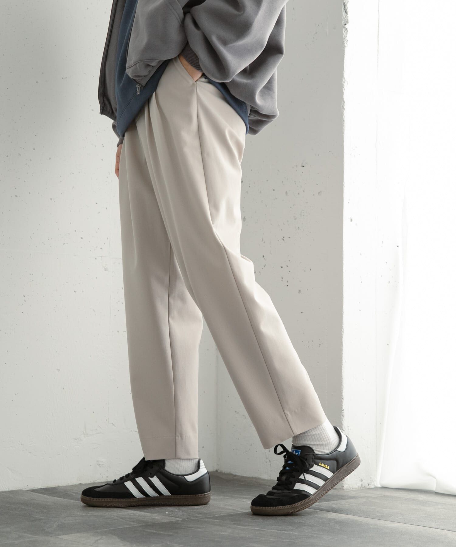 SENSE OF PLACE by URBAN RESEARCH「『イージーケア』ダブルタックテーパードパンツ」|その他|