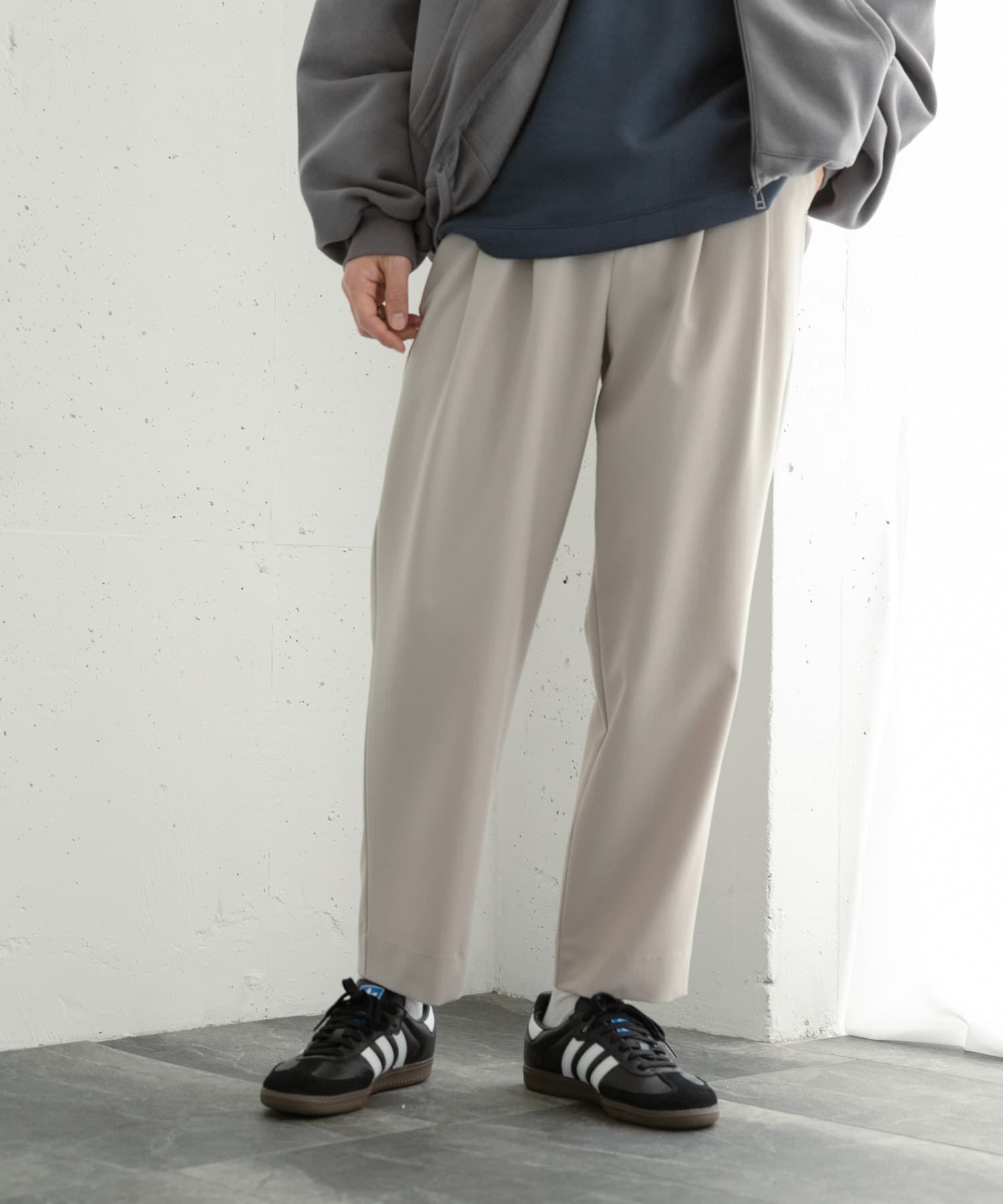 SENSE OF PLACE by URBAN RESEARCH「『イージーケア』ダブルタックテーパードパンツ」|その他|