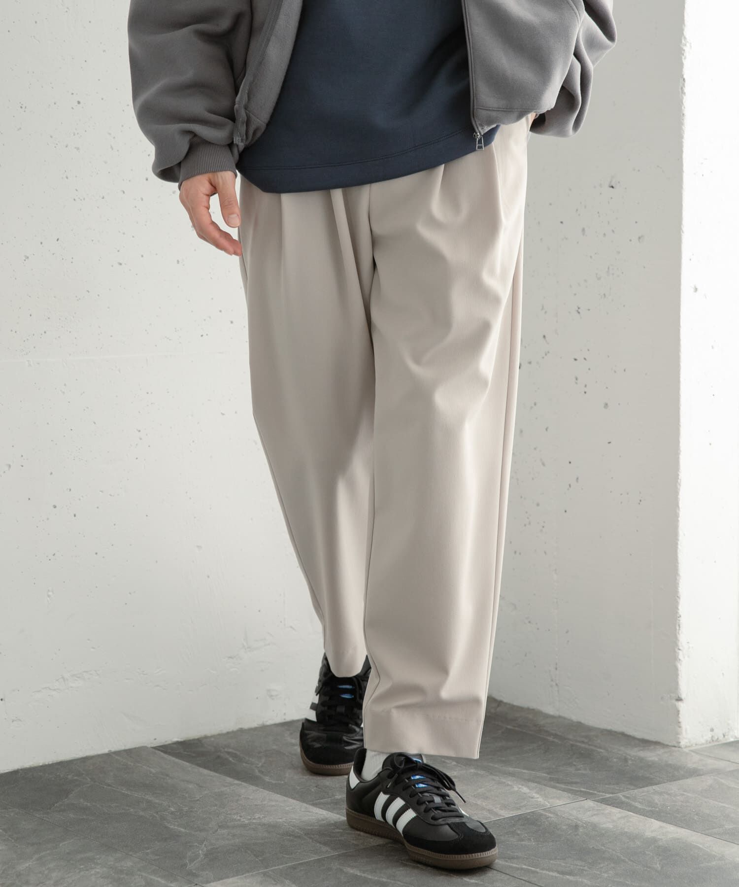 SENSE OF PLACE by URBAN RESEARCH「『イージーケア』ダブルタックテーパードパンツ」|その他|