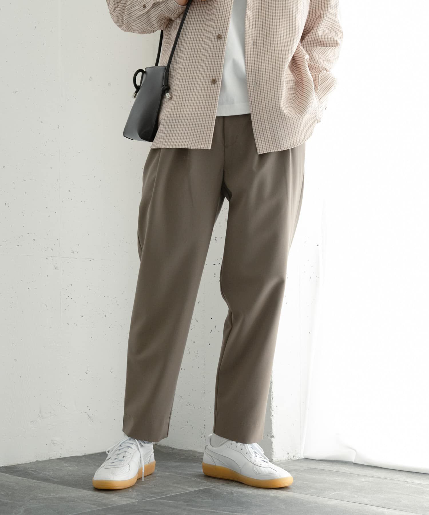 SENSE OF PLACE by URBAN RESEARCH「『イージーケア』ダブルタックテーパードパンツ」|その他|