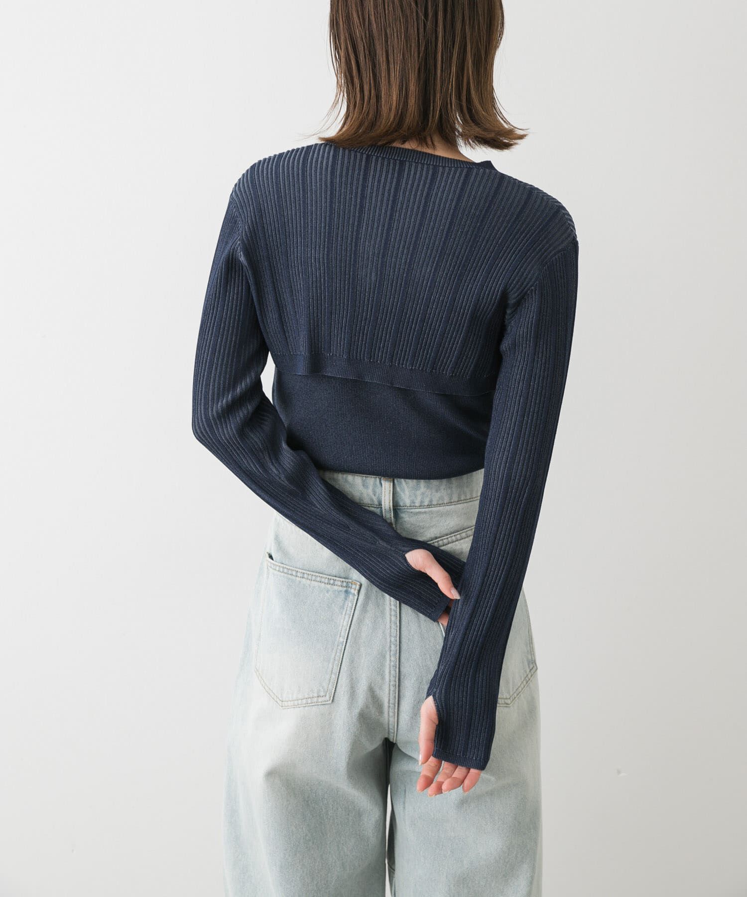 SENSE OF PLACE by URBAN RESEARCH「2Pレイヤードセーター」|ニット・セーター|