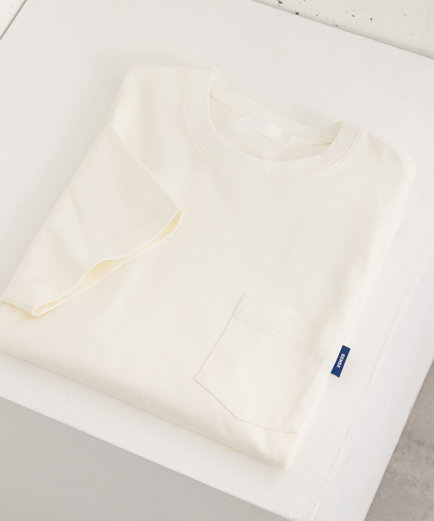 SENSE OF PLACE by URBAN RESEARCH「『WEB限定』『ﾕﾆｾｯｸｽ』ﾋﾟｽﾈｰﾑ付きﾎﾟｹｯﾄｼｮｰﾄｽﾘｰ 」|Tシャツ・カットソー|