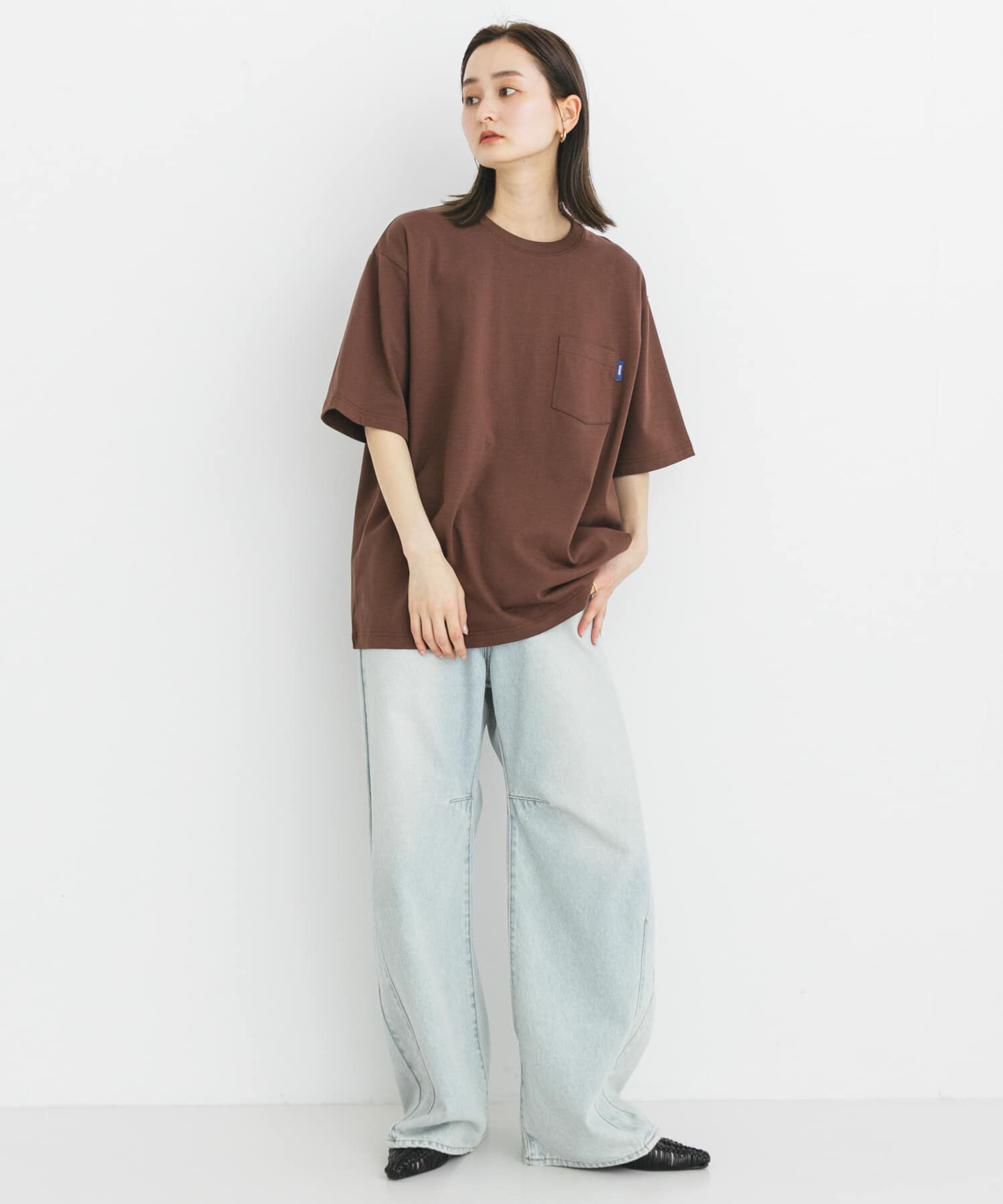 SENSE OF PLACE by URBAN RESEARCH「『WEB限定』『ﾕﾆｾｯｸｽ』ﾋﾟｽﾈｰﾑ付きﾎﾟｹｯﾄｼｮｰﾄｽﾘｰ 」|Tシャツ・カットソー|