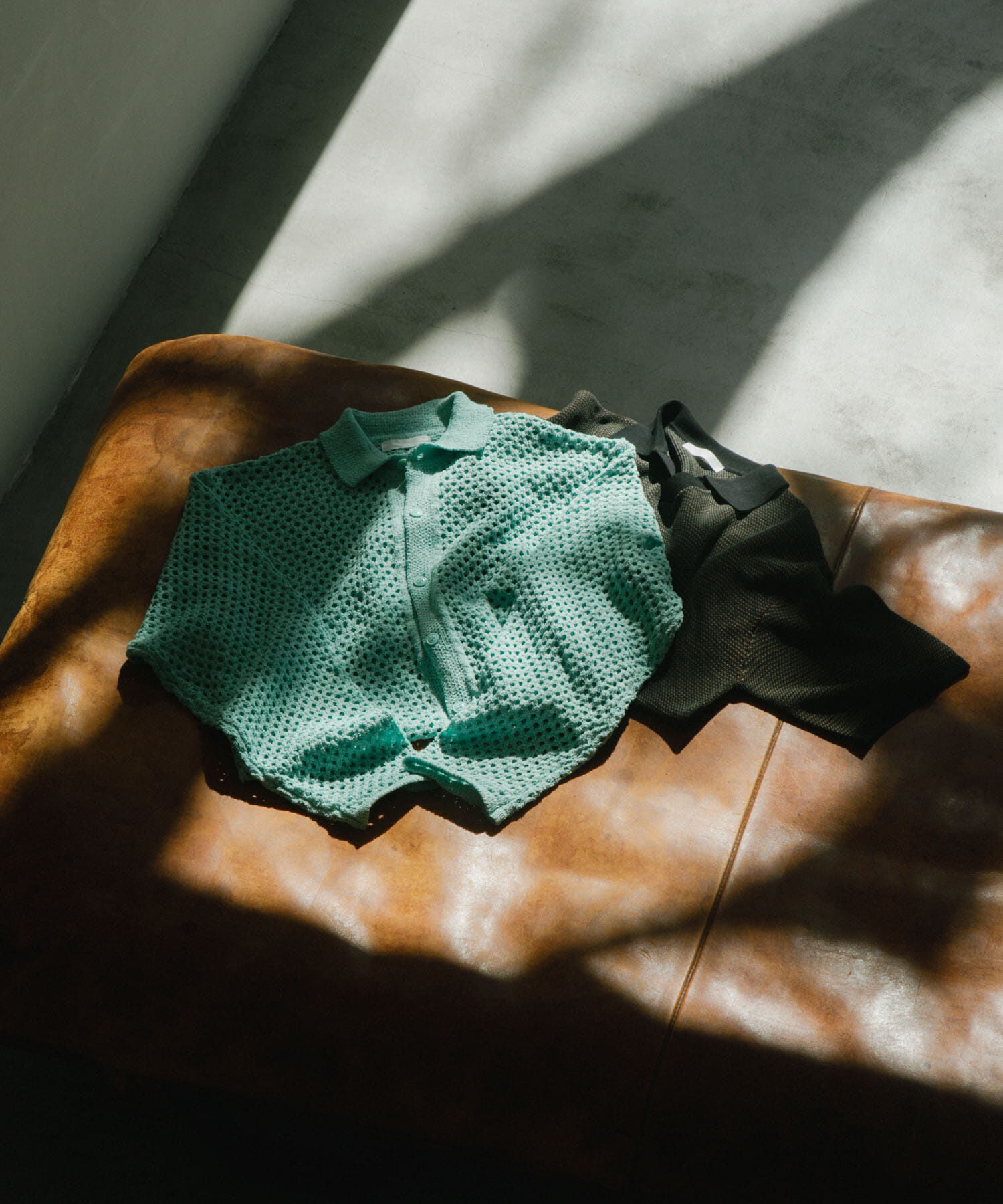 SENSE OF PLACE by URBAN RESEARCH「『ユニセックス』メッシュ衿付きカーディガン」|カーディガン|