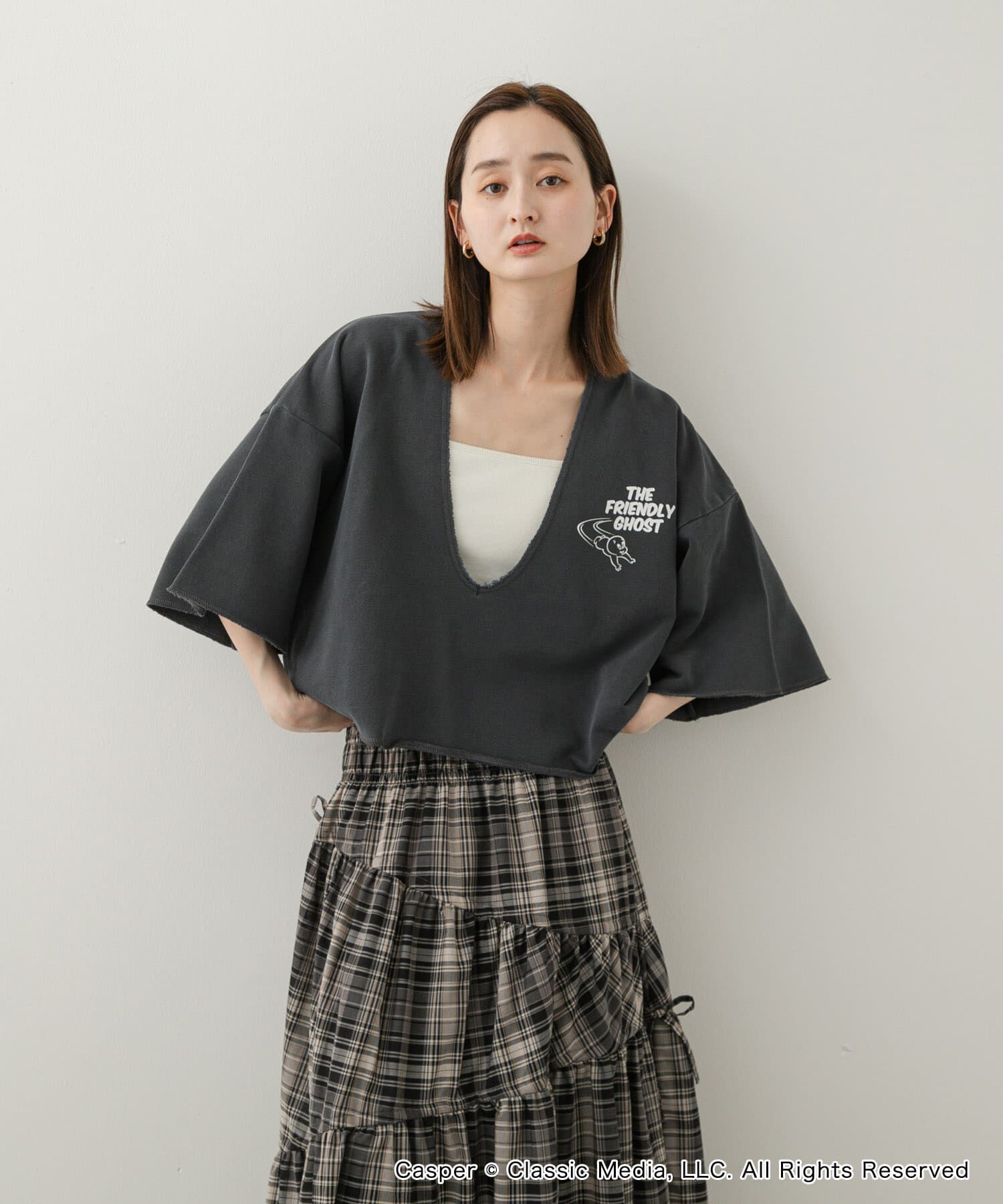 SENSE OF PLACE by URBAN RESEARCH「『別注』Casper&times;SENSE OF PLACE/スキッパートップ」|Tシャツ・カットソー|