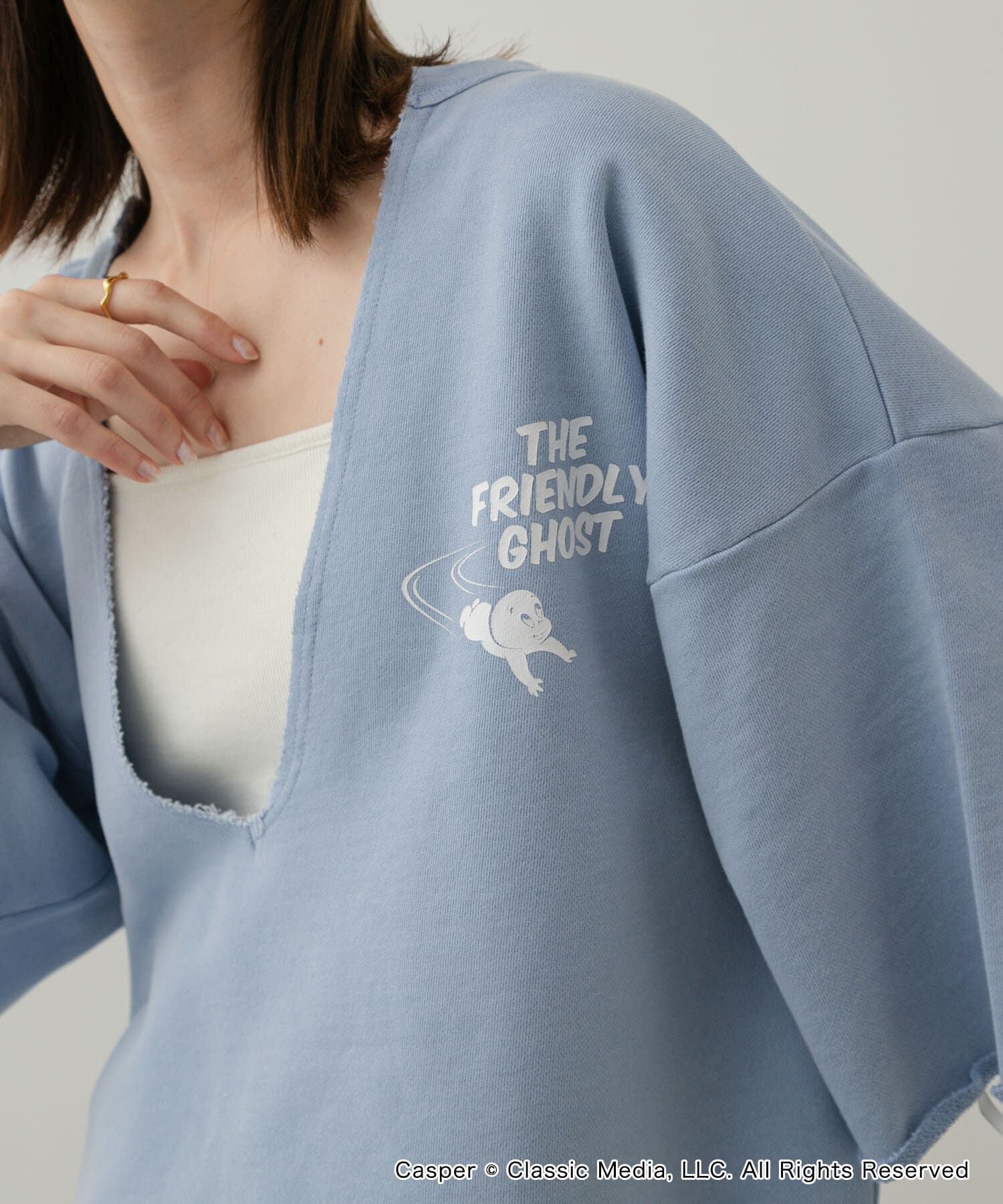 SENSE OF PLACE by URBAN RESEARCH「『別注』Casper&times;SENSE OF PLACE/スキッパートップ」|Tシャツ・カットソー|