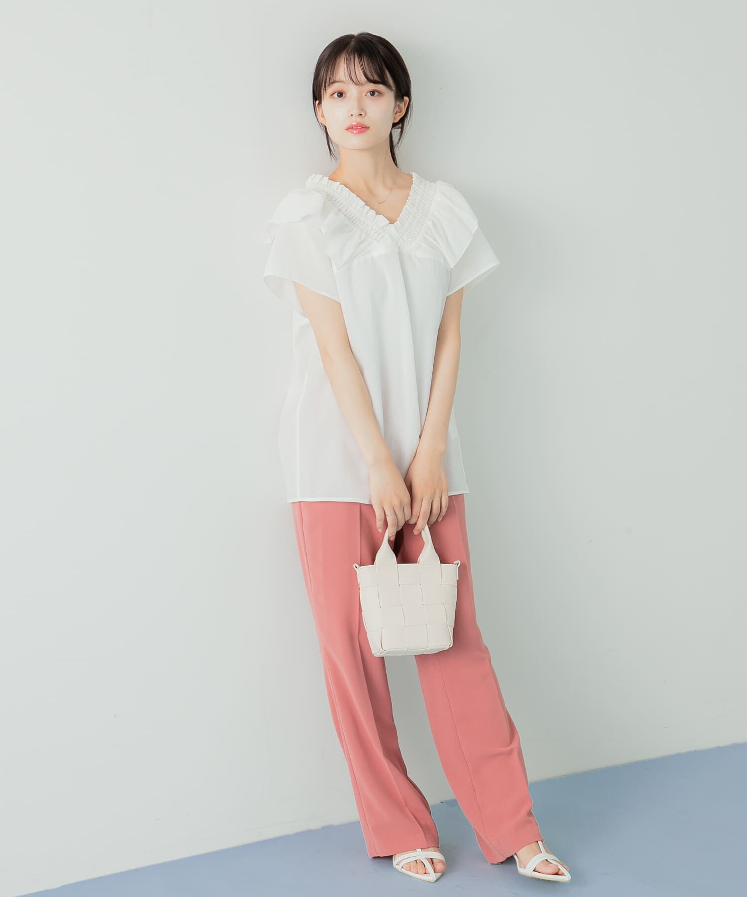 SENSE OF PLACE by URBAN RESEARCH「ハイウエストセミフレアパンツ」|その他|