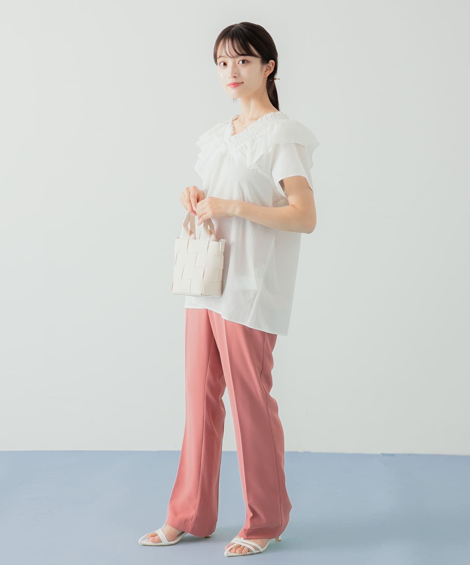 SENSE OF PLACE by URBAN RESEARCH「ハイウエストセミフレアパンツ」|その他|