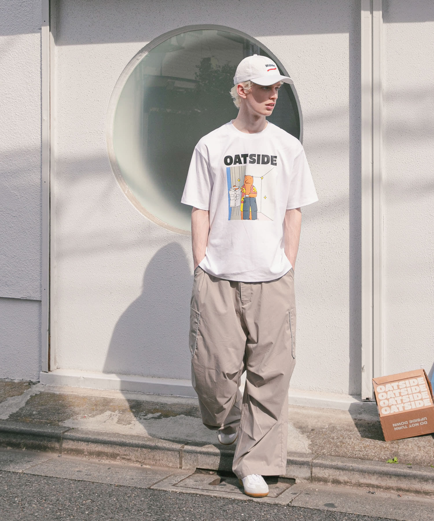 SENSE OF PLACE by URBAN RESEARCH「『別注』OATSIDE&times;SENSE OF PLACE　グラフィックショートスリーブ Tシャツ B」|Tシャツ・カットソー|