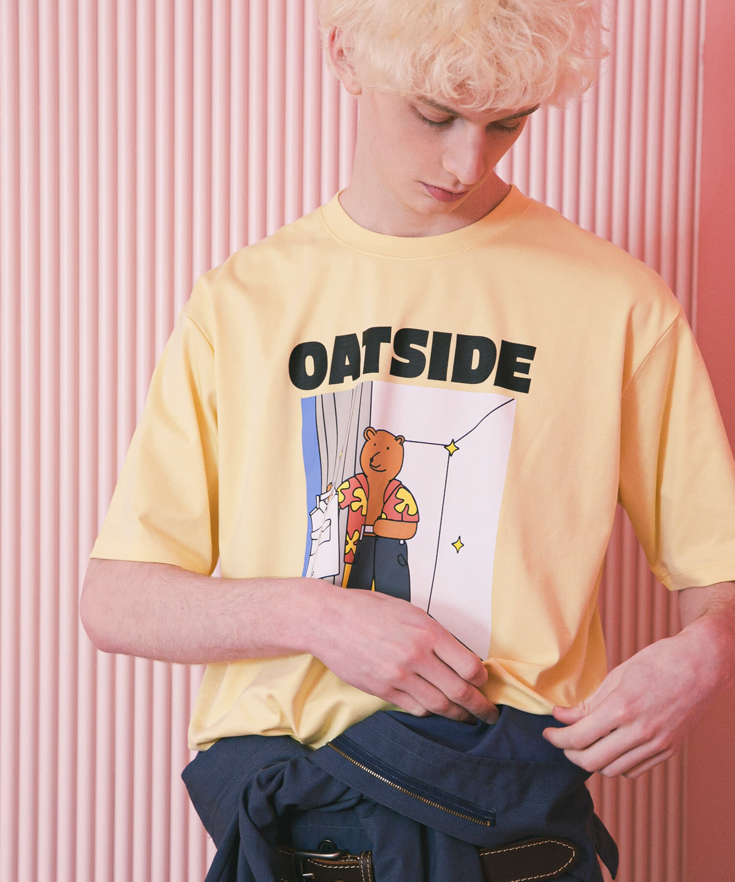 SENSE OF PLACE by URBAN RESEARCH「『別注』OATSIDE&times;SENSE OF PLACE　グラフィックショートスリーブ Tシャツ B」|Tシャツ・カットソー|