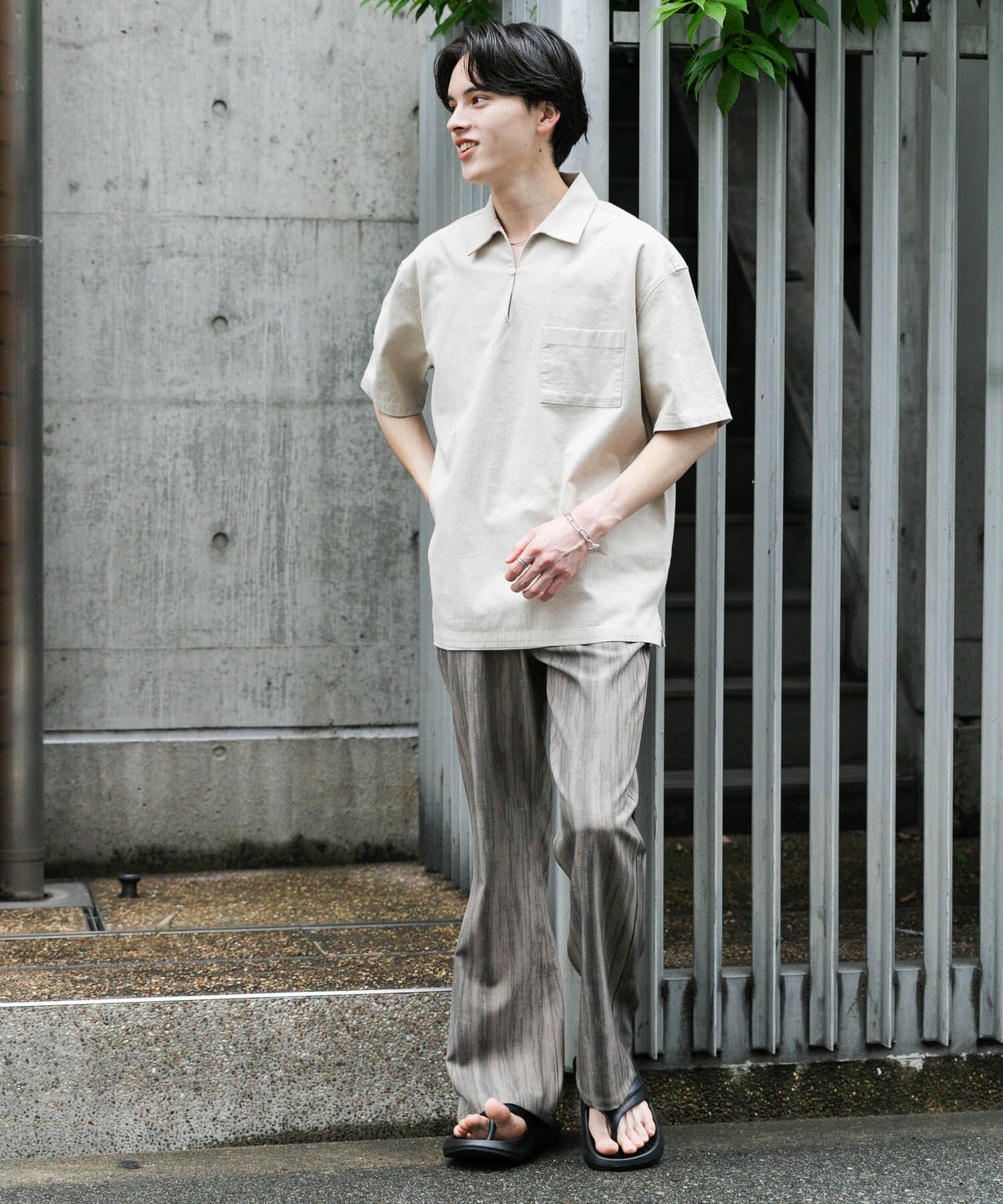 SENSE OF PLACE by URBAN RESEARCH「ドライタッチプルオーバーショートスリーブシャツ」|シャツ・ブラウス|