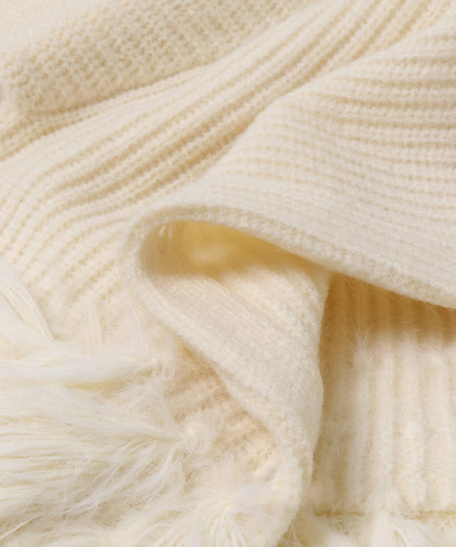 SENSE OF PLACE by URBAN RESEARCH「フェザーフリンジセーター」|ニット・セーター|