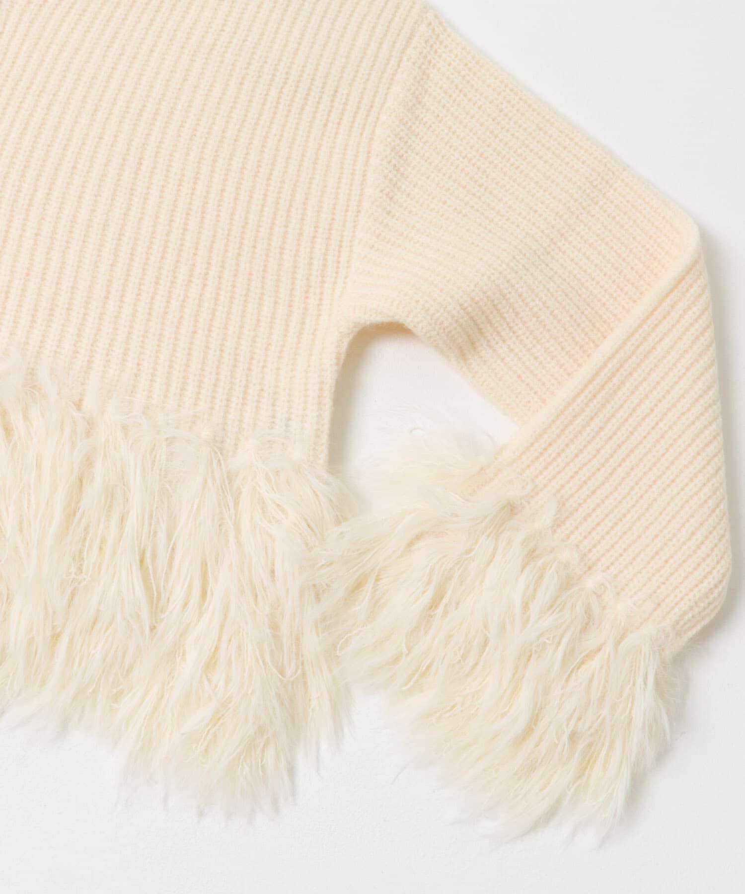 SENSE OF PLACE by URBAN RESEARCH「フェザーフリンジセーター」|ニット・セーター|