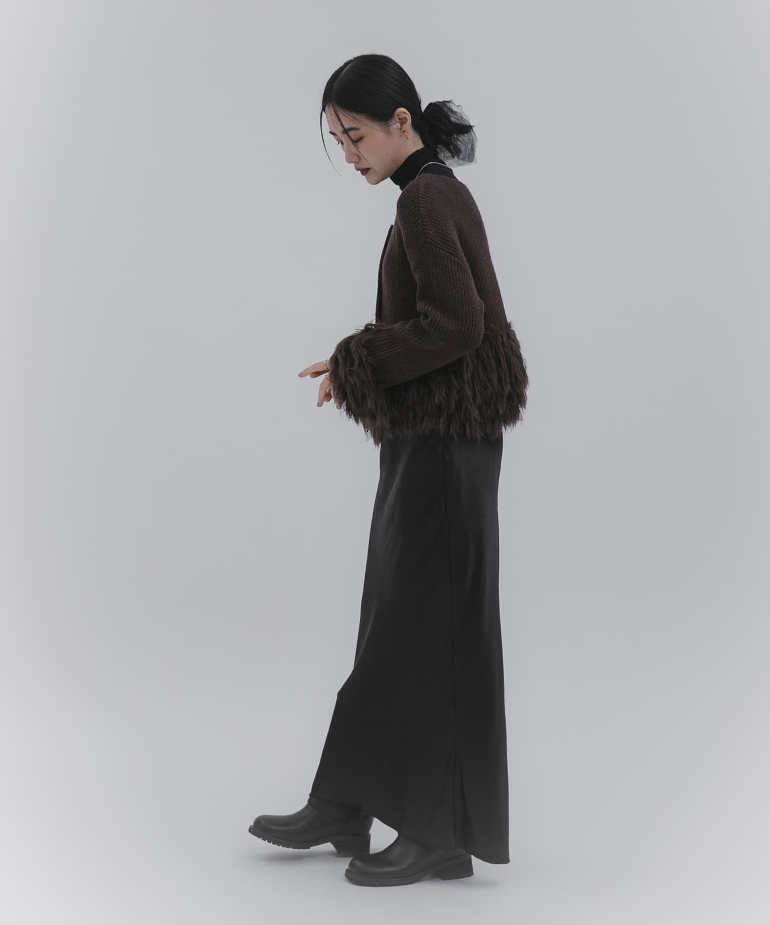 SENSE OF PLACE by URBAN RESEARCH「フェザーフリンジセーター」|ニット・セーター|