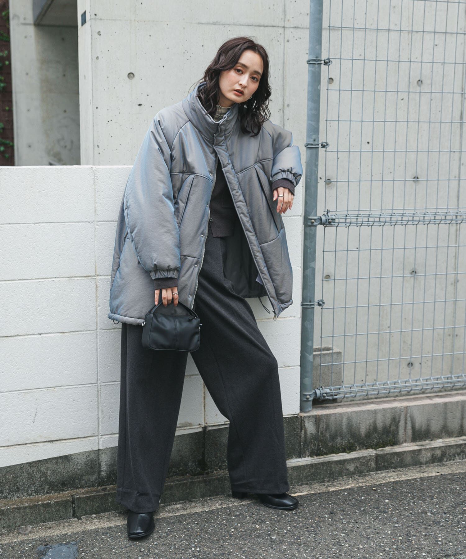 SENSE OF PLACE by URBAN RESEARCH「『BLACK, TALLサイズ/WEB限定』ジャージーストレートスラックス」|その他|