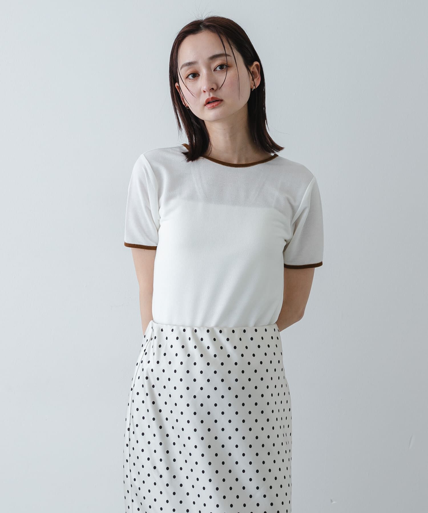 SENSE OF PLACE by URBAN RESEARCH「バックオープンリンガーTシャツ(半袖)」|Tシャツ・カットソー|