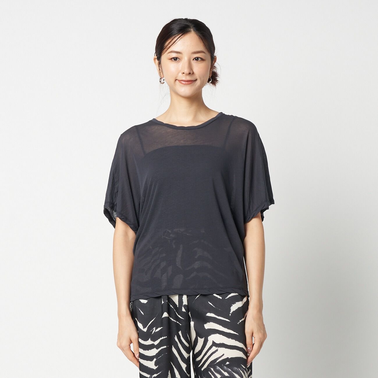 HELIOPOLE「HELIOPOLE SHEER COTTON  DOLMANSLEEVE TEE」|Tシャツ・カットソー|